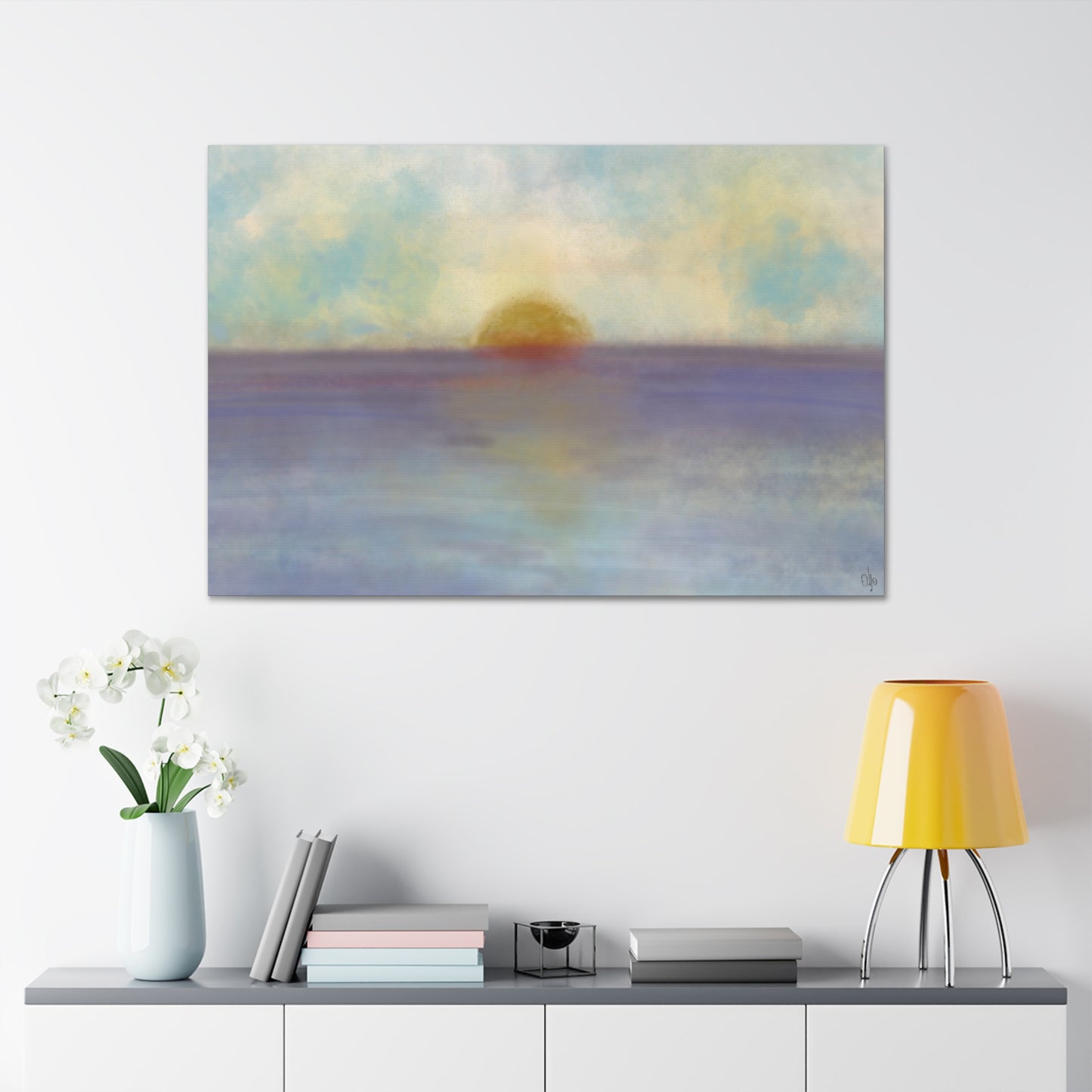 Abstract Coastal 5 Canvas Print - Alja Design