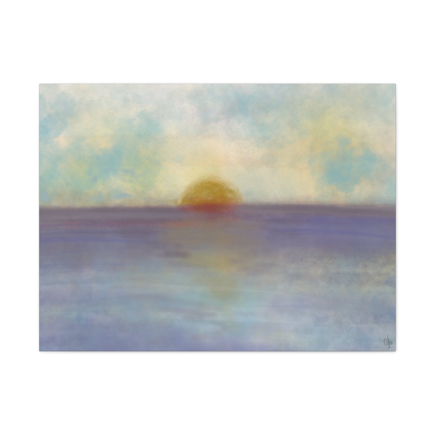 Abstract Coastal 5 Canvas Print - Alja Design