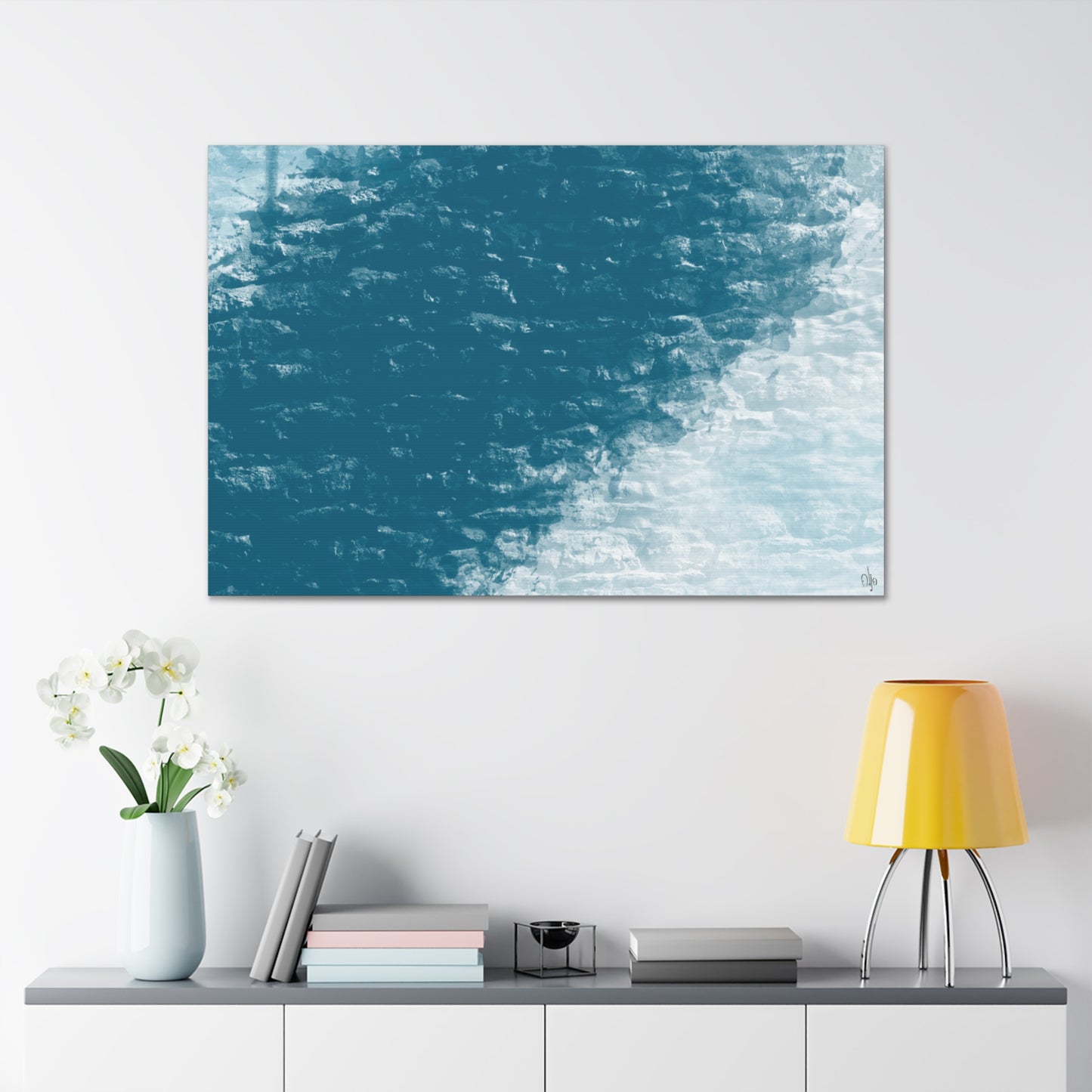 Abstract Coastal 2 Canvas Print - Alja Design