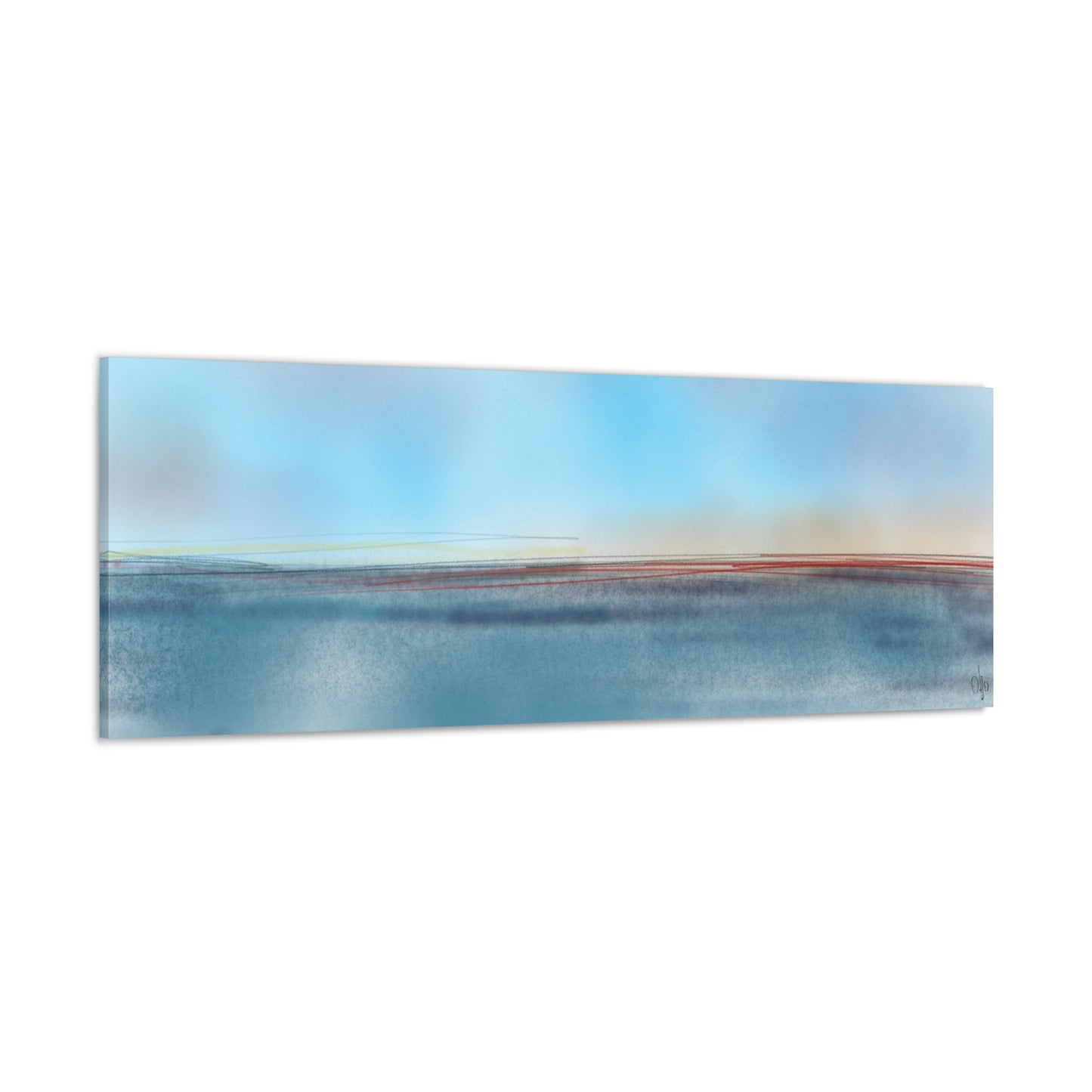 Abstract Coastal 8 Canvas Print - Alja Design