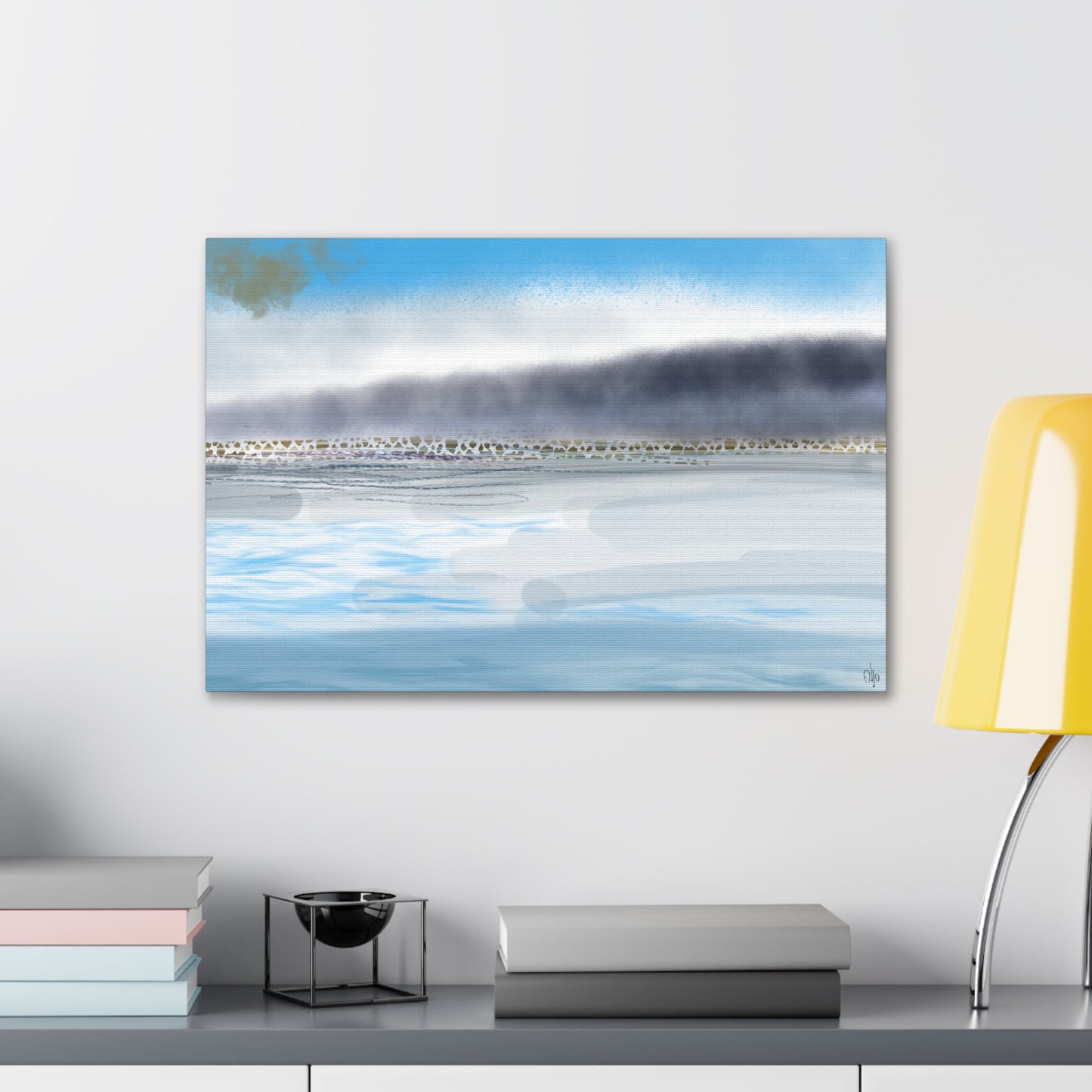 Abstract Coastal 1 Canvas Print - Alja Design