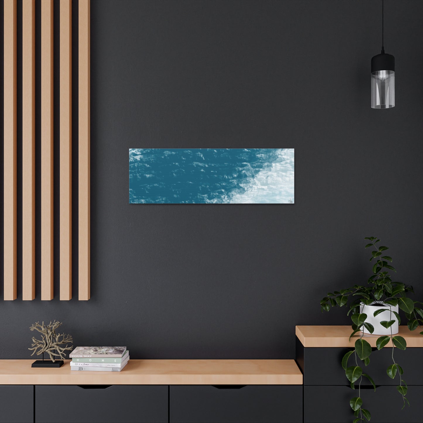 Abstract Coastal 2 Canvas Print - Alja Design