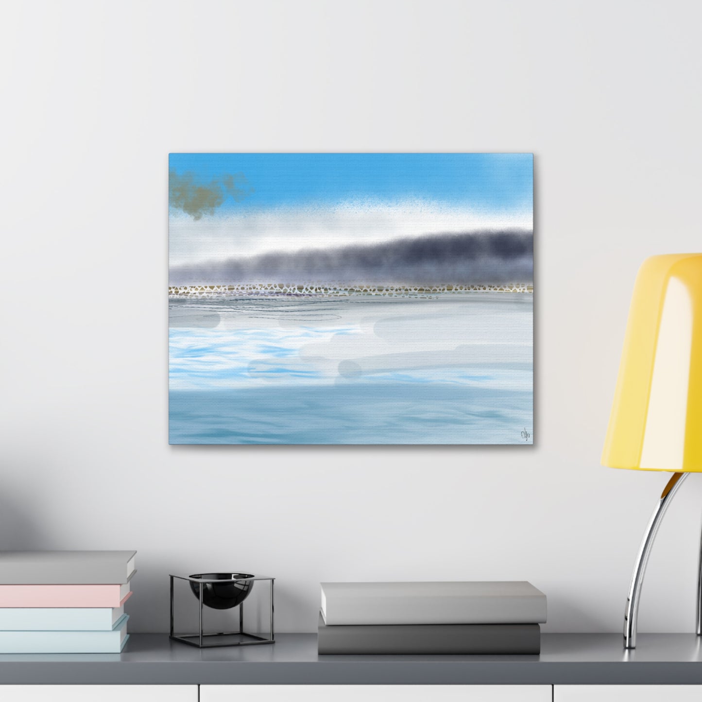 Abstract Coastal 1 Canvas Print - Alja Design