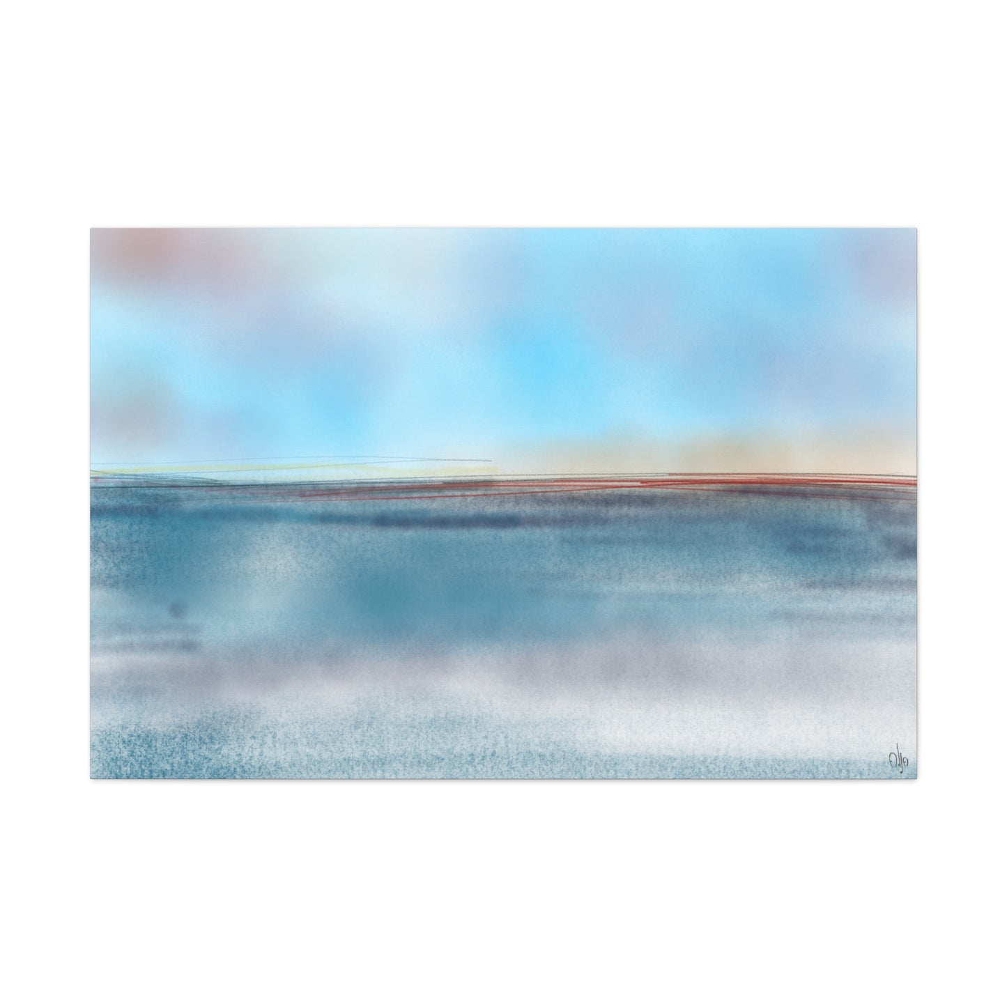 Abstract Coastal 8 Canvas Print - Alja Design
