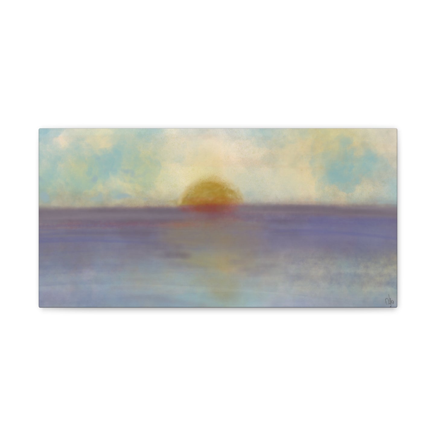 Abstract Coastal 5 Canvas Print - Alja Design