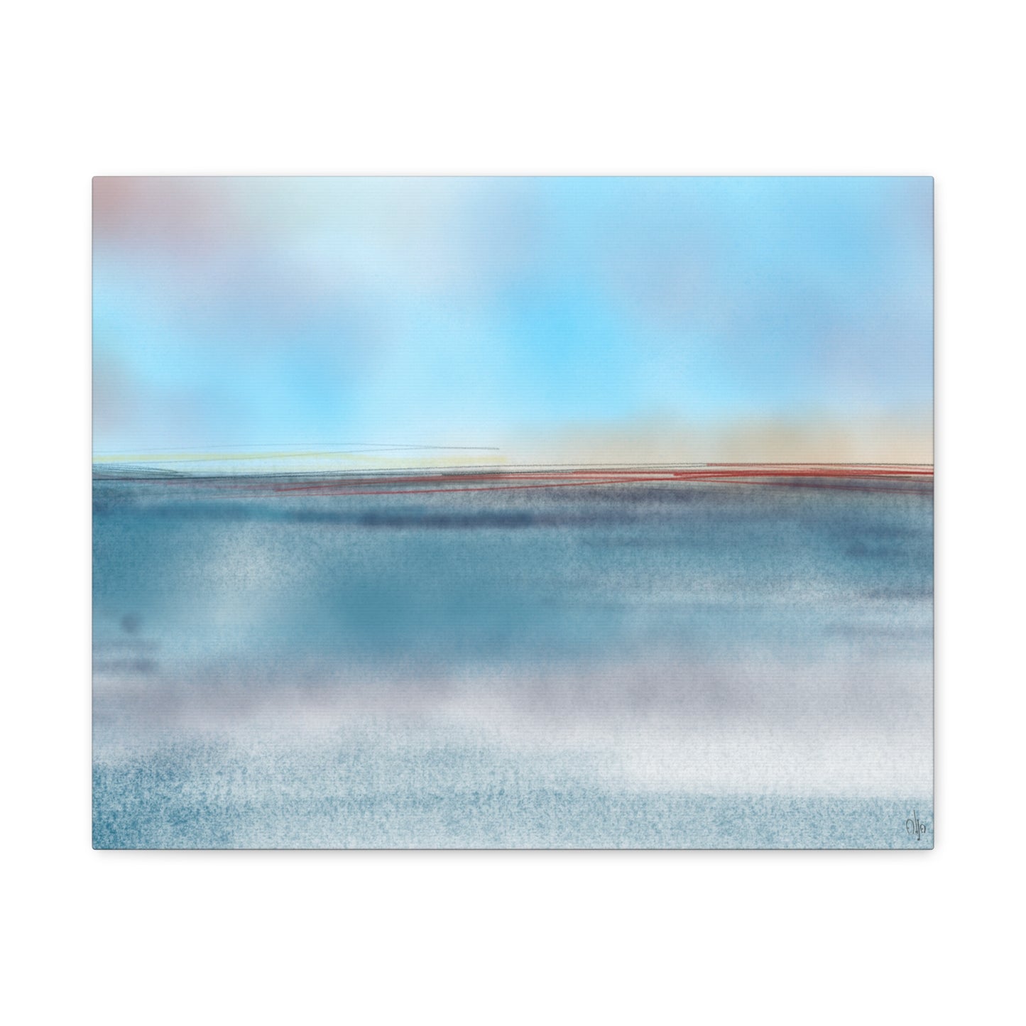 Abstract Coastal 8 Canvas Print - Alja Design