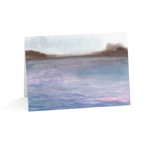 Abstract Coastal 7 Folded Greeting Card