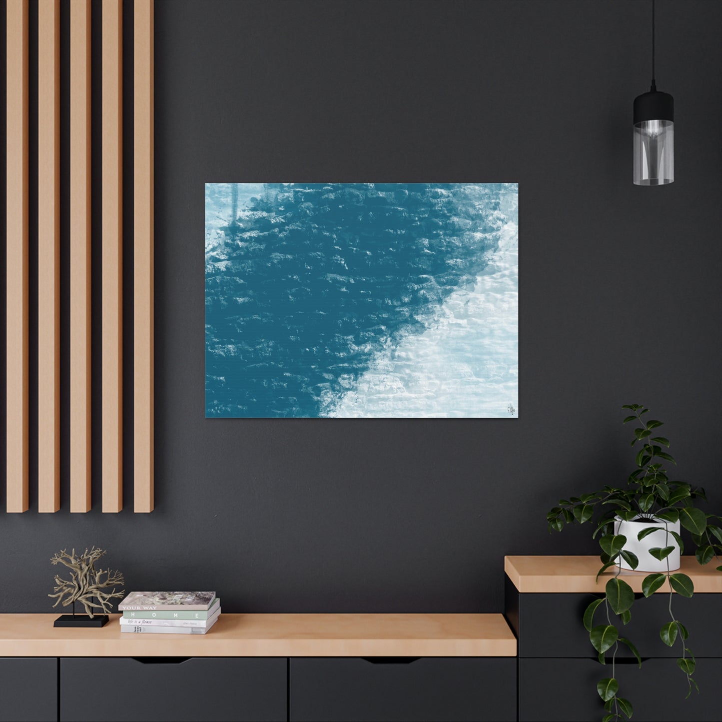 Abstract Coastal 2 Canvas Print - Alja Design