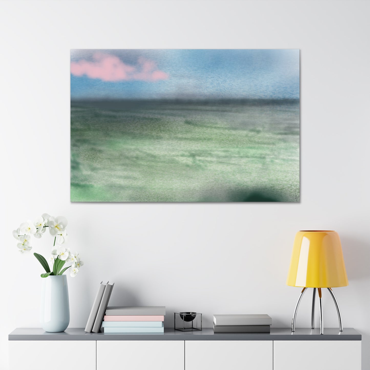 Abstract Coastal 4 Canvas Print - Alja Design