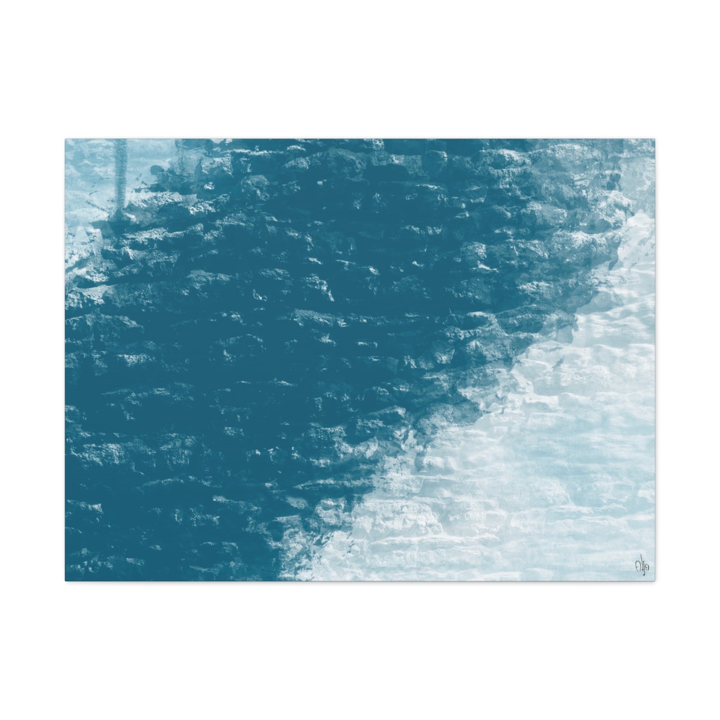 Abstract Coastal 2 Canvas Print - Alja Design