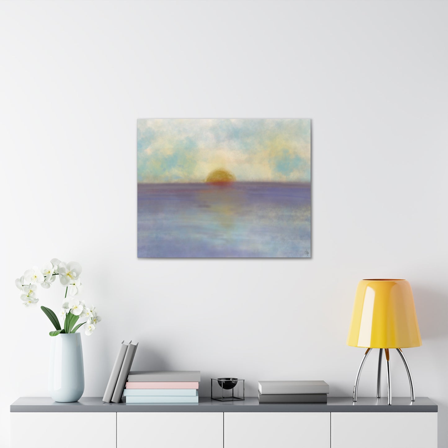 Abstract Coastal 5 Canvas Print - Alja Design
