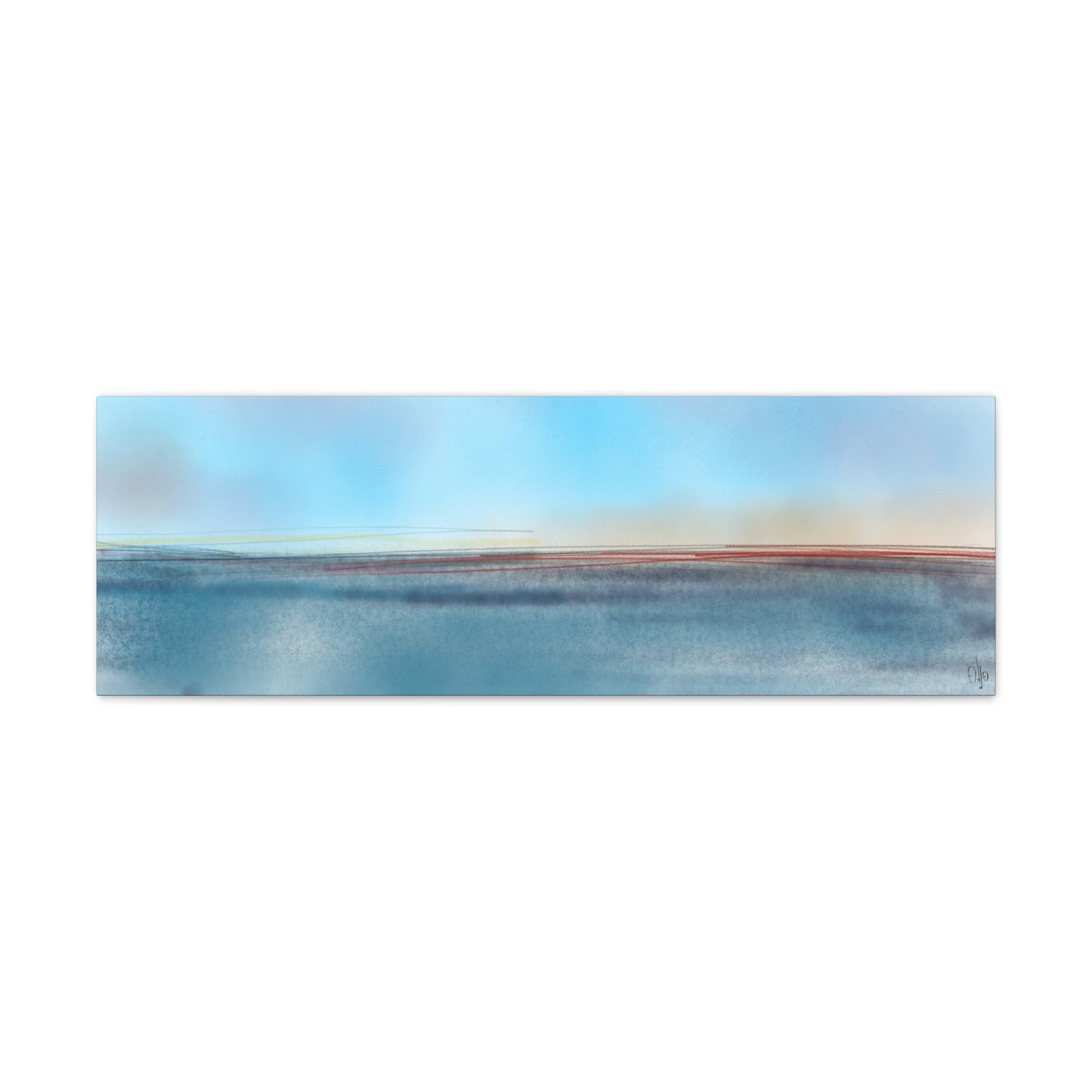 Abstract Coastal 8 Canvas Print - Alja Design