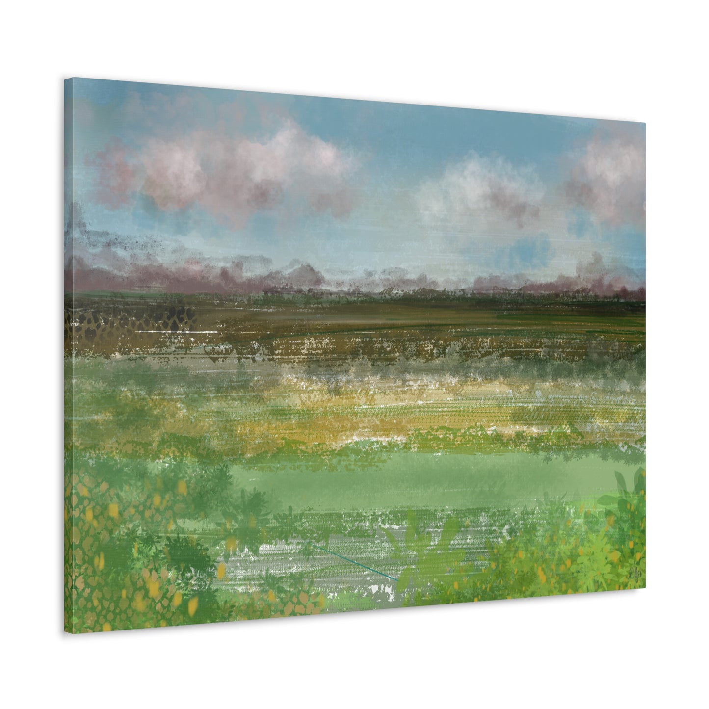Abstract Coastal 10 Canvas Print - Alja Design