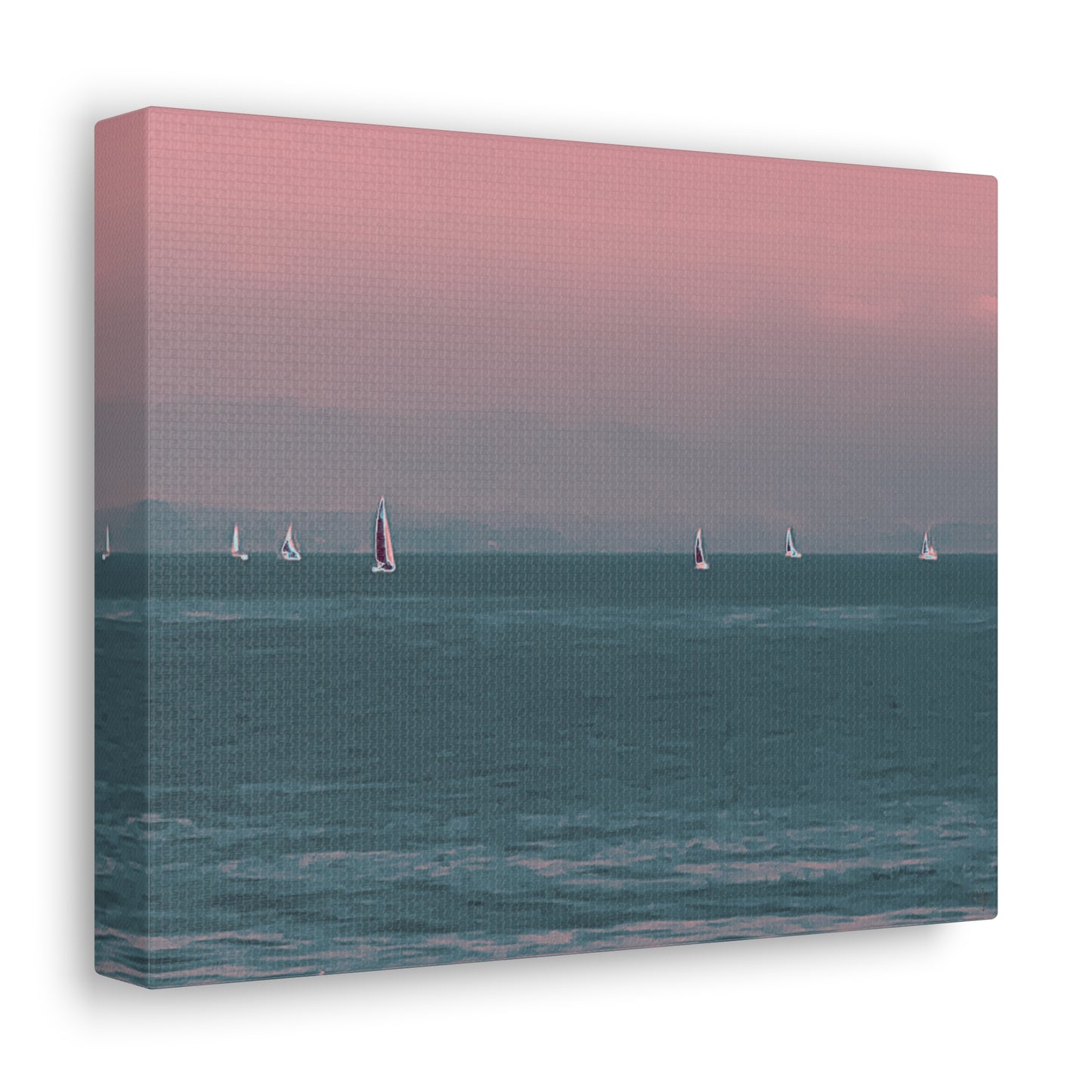 Six on the Water Canvas Print - Alja Design