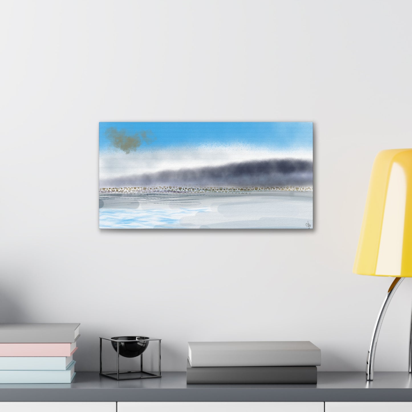 Abstract Coastal 1 Canvas Print - Alja Design