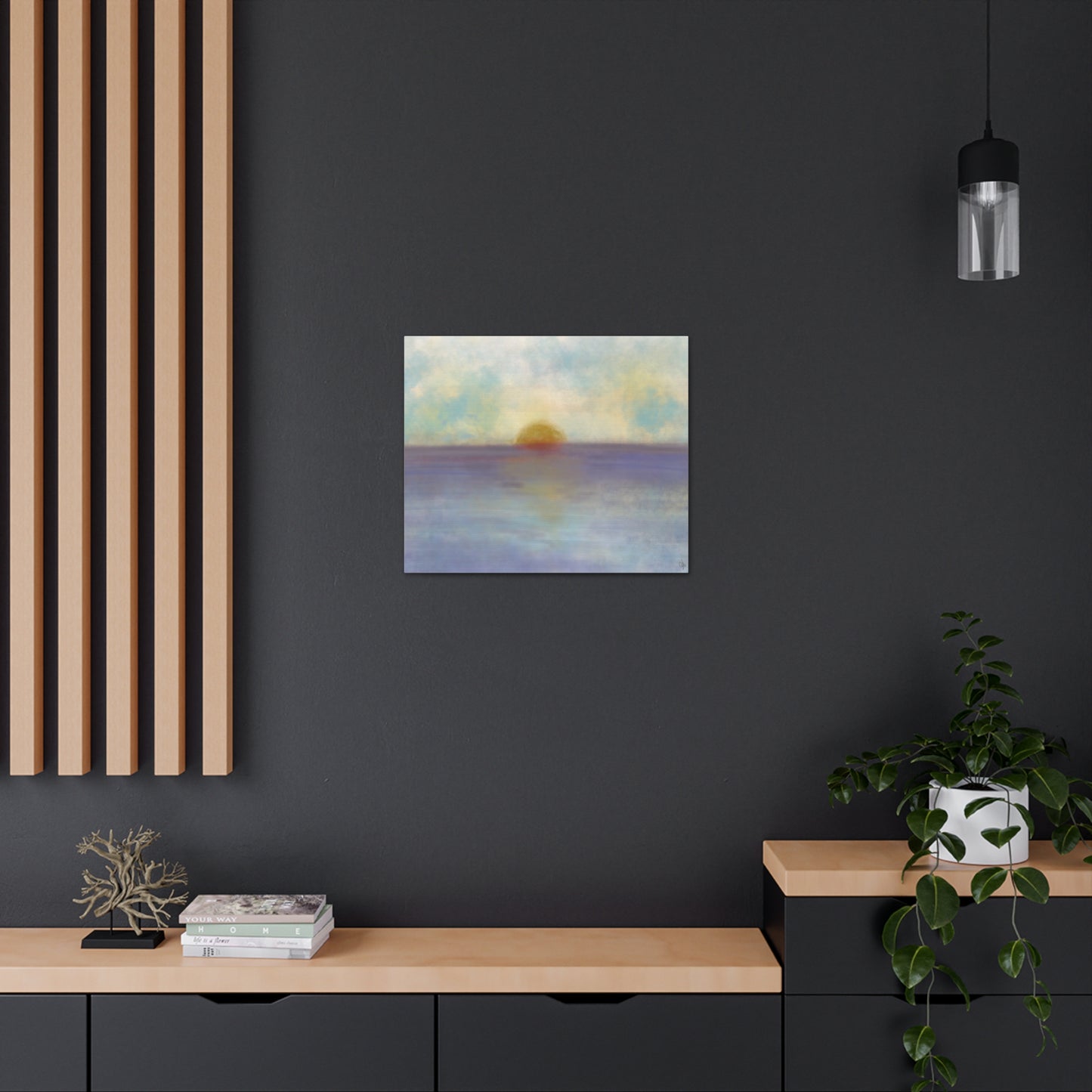 Abstract Coastal 5 Canvas Print - Alja Design