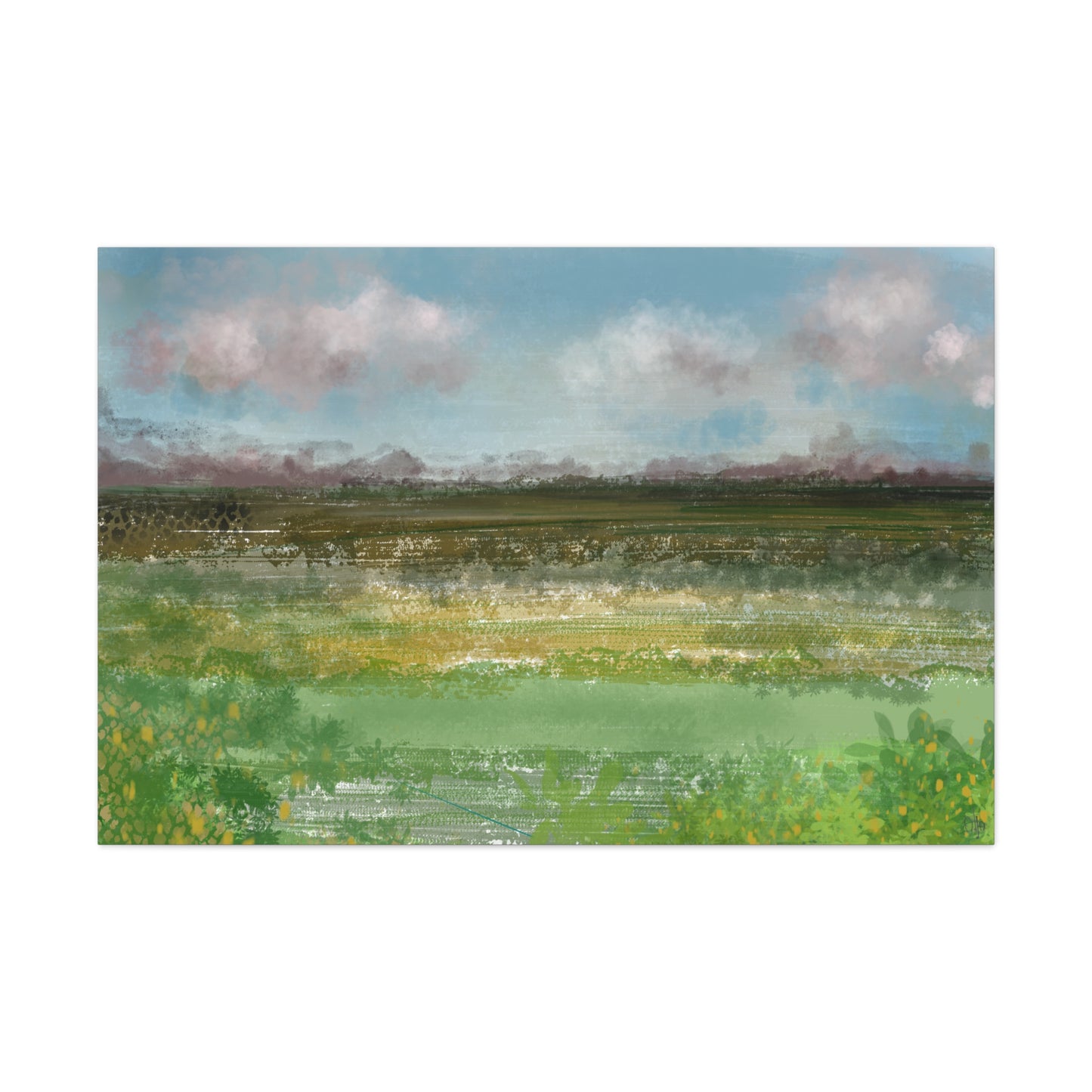 Abstract Coastal 10 Canvas Print - Alja Design