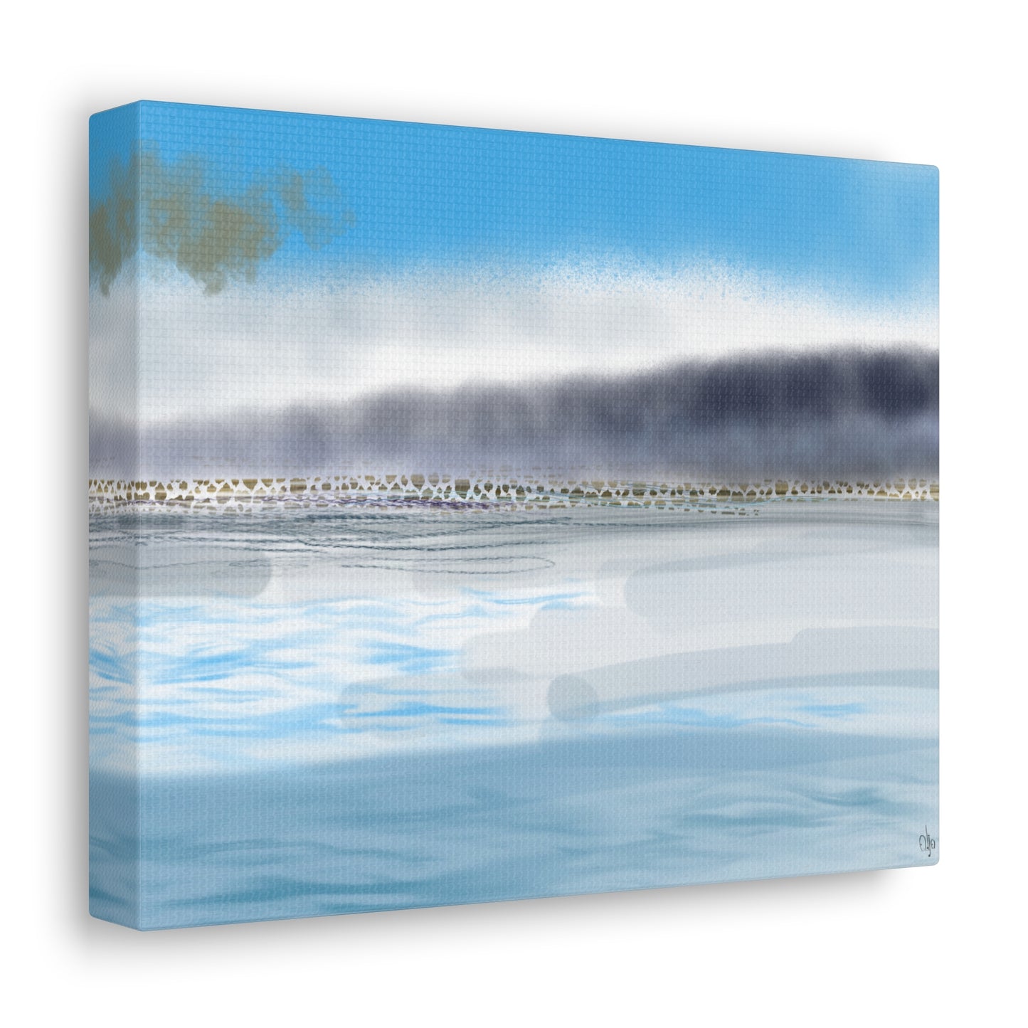 Abstract Coastal 1 Canvas Print - Alja Design