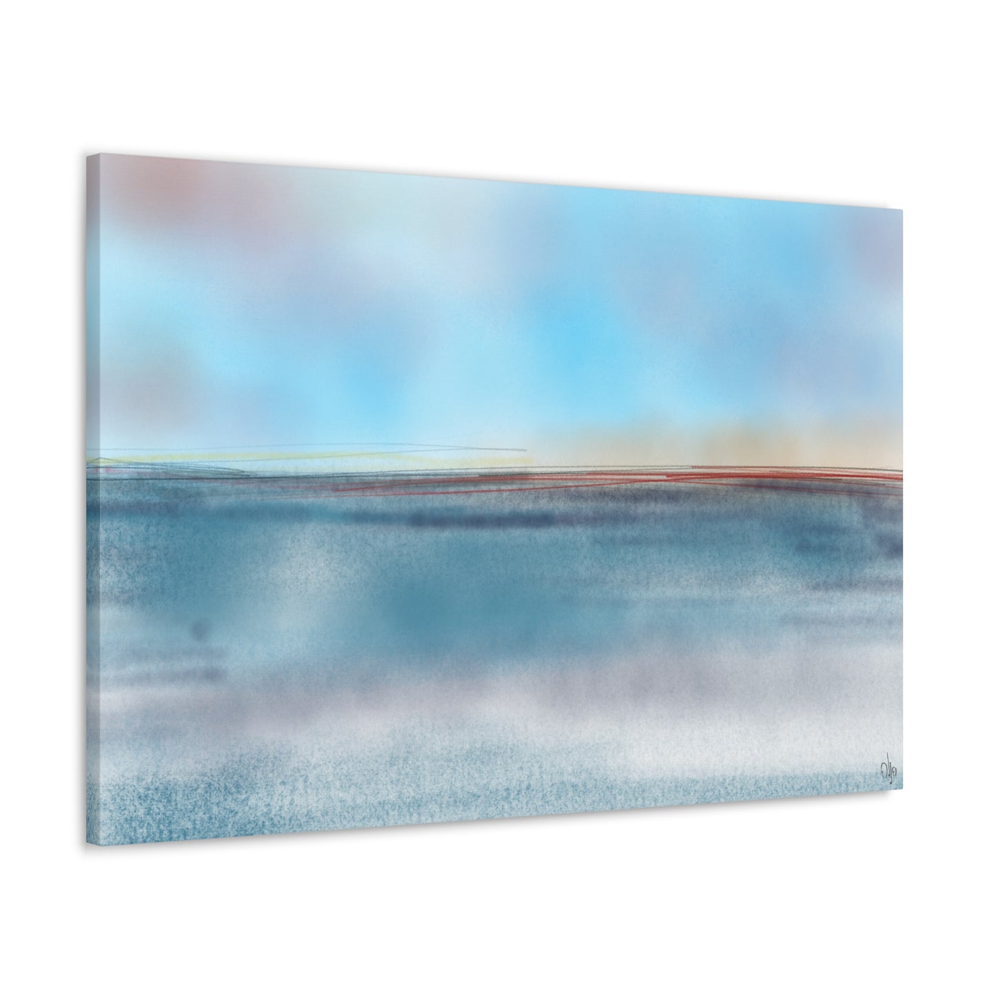 Abstract Coastal 8 Canvas Print - Alja Design