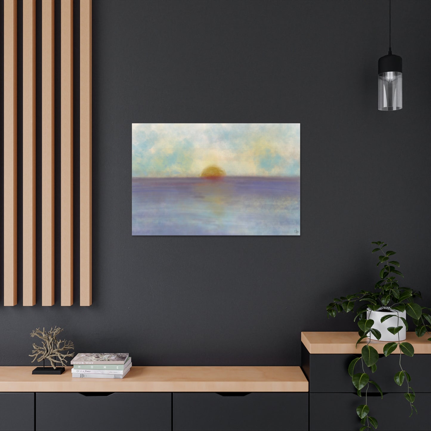 Abstract Coastal 5 Canvas Print - Alja Design