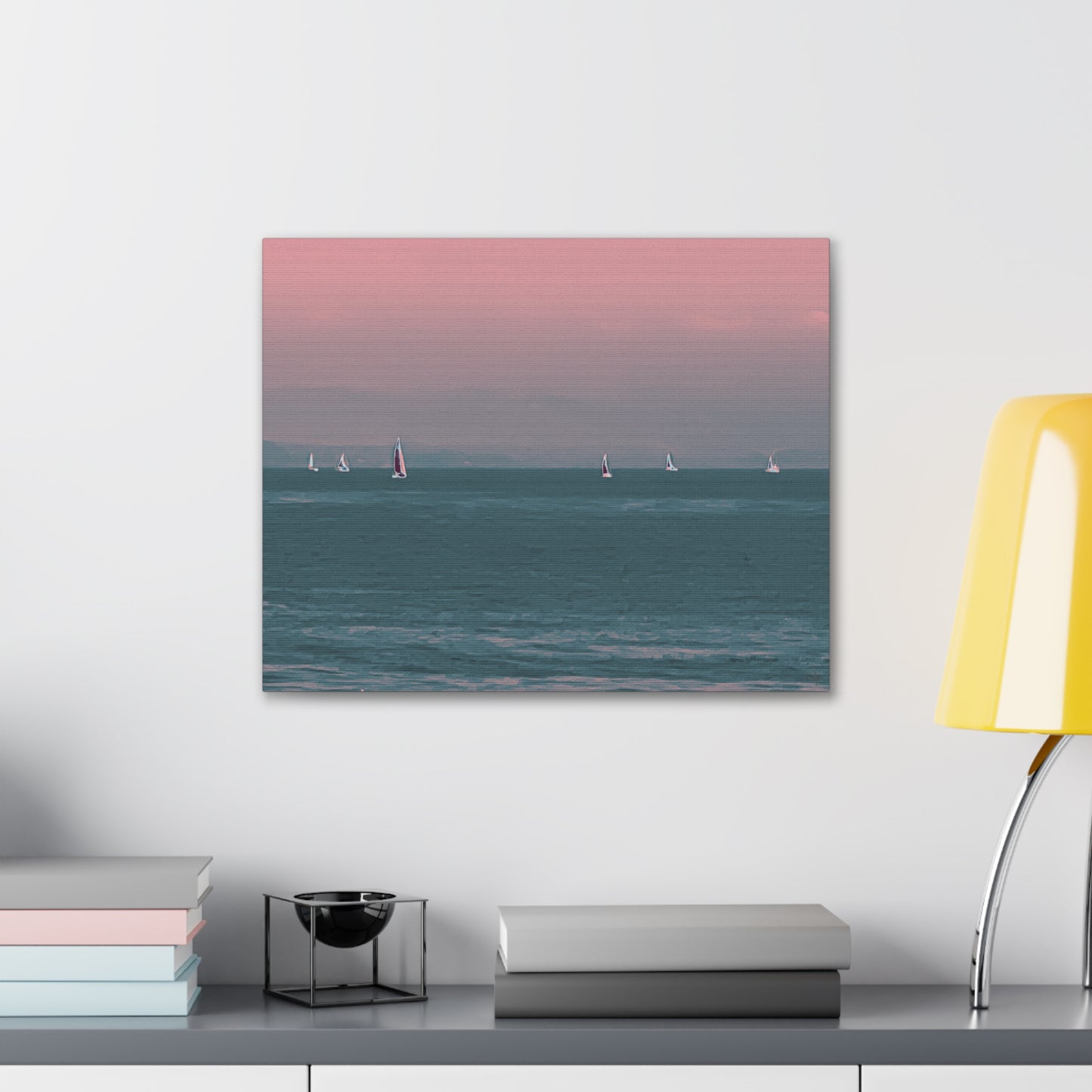 Six on the Water Canvas Print - Alja Design