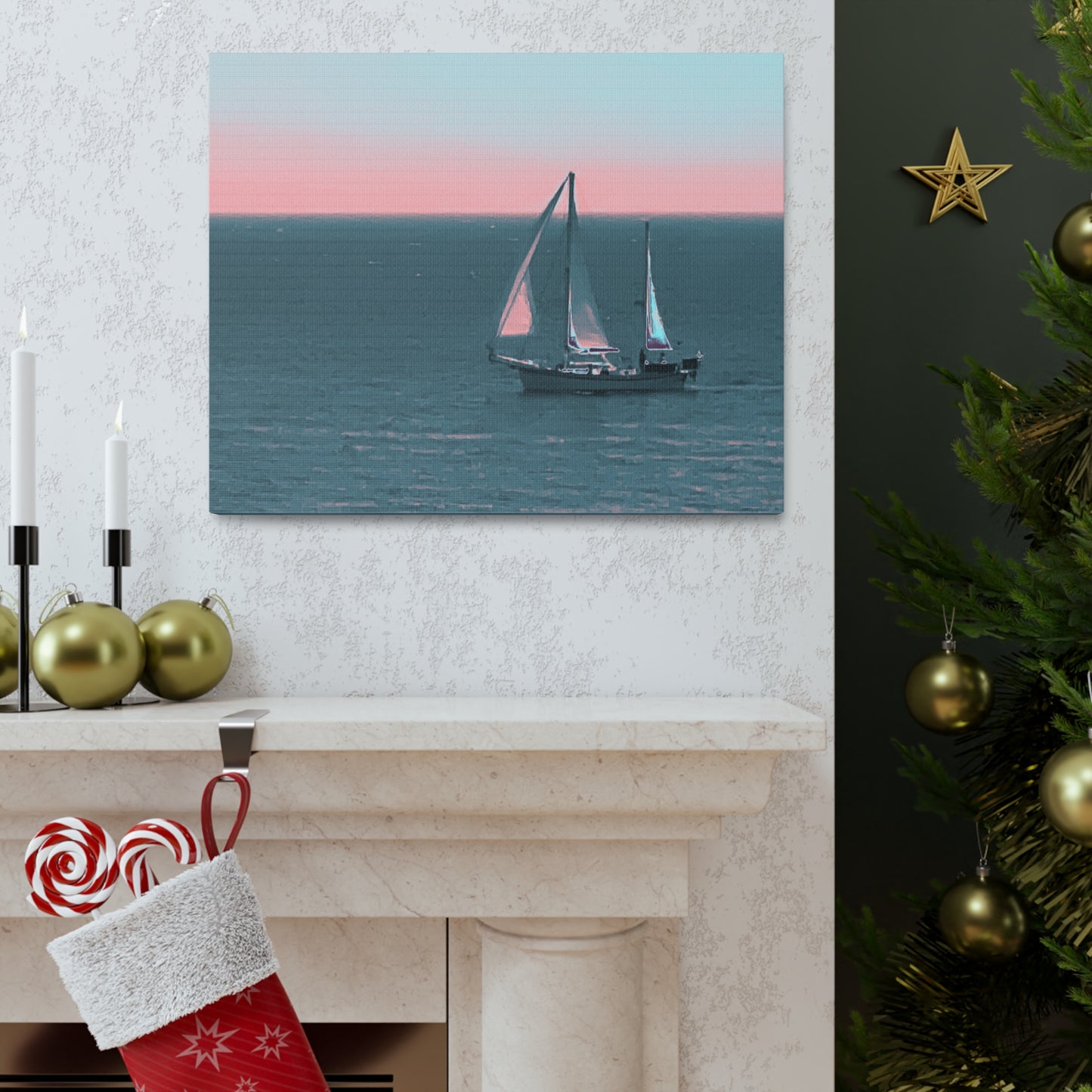 Way to Horizon Canvas Print