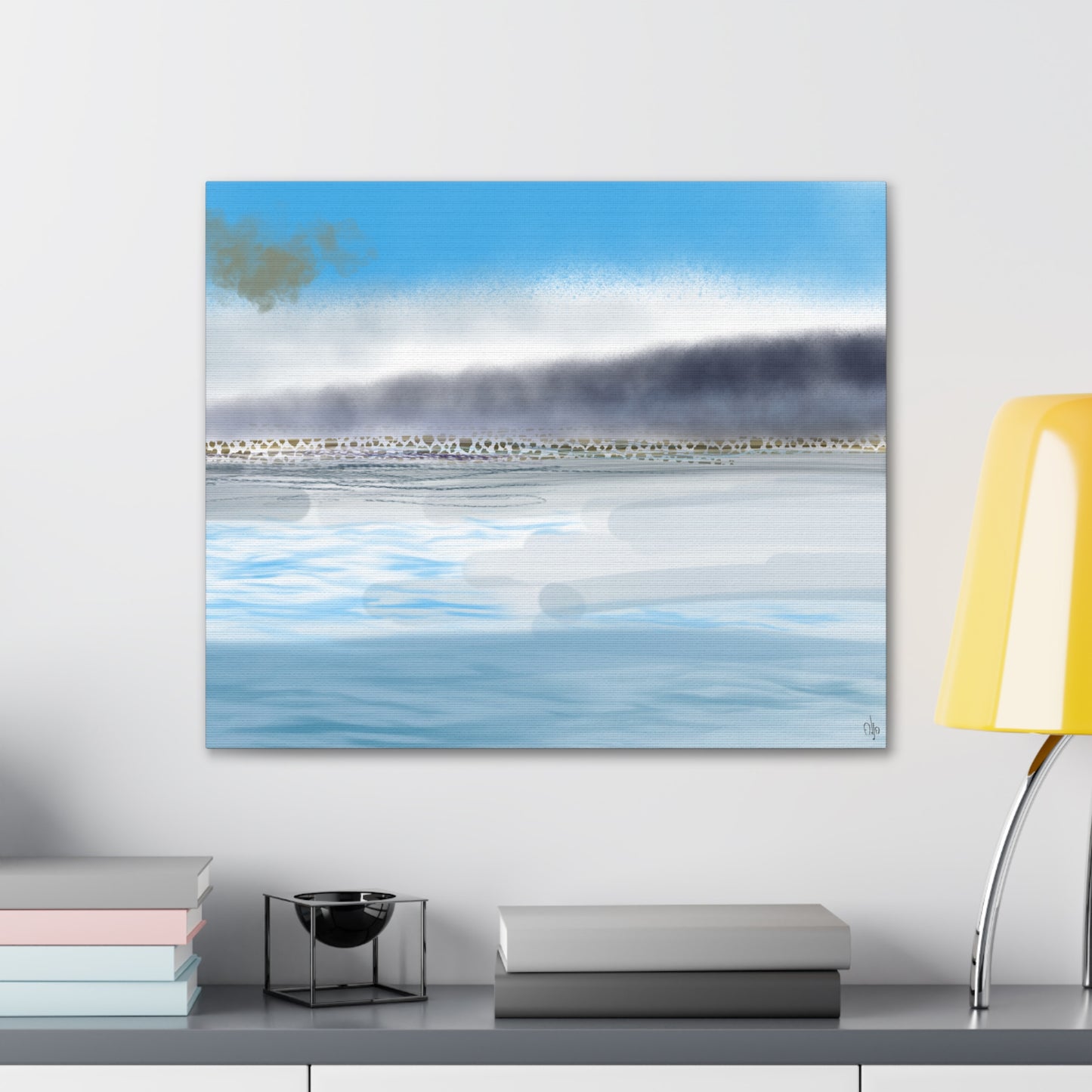 Abstract Coastal 1 Canvas Print - Alja Design