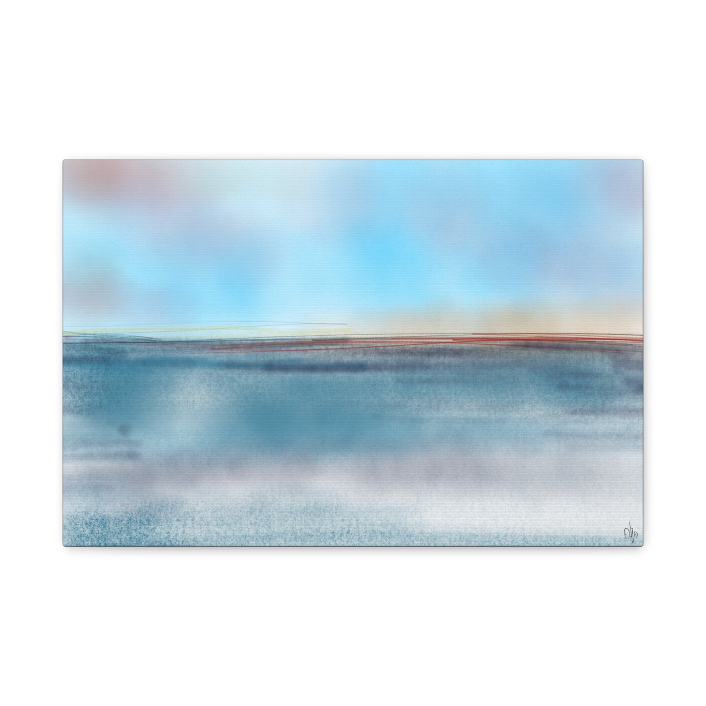 Abstract Coastal 8 Canvas Print - Alja Design