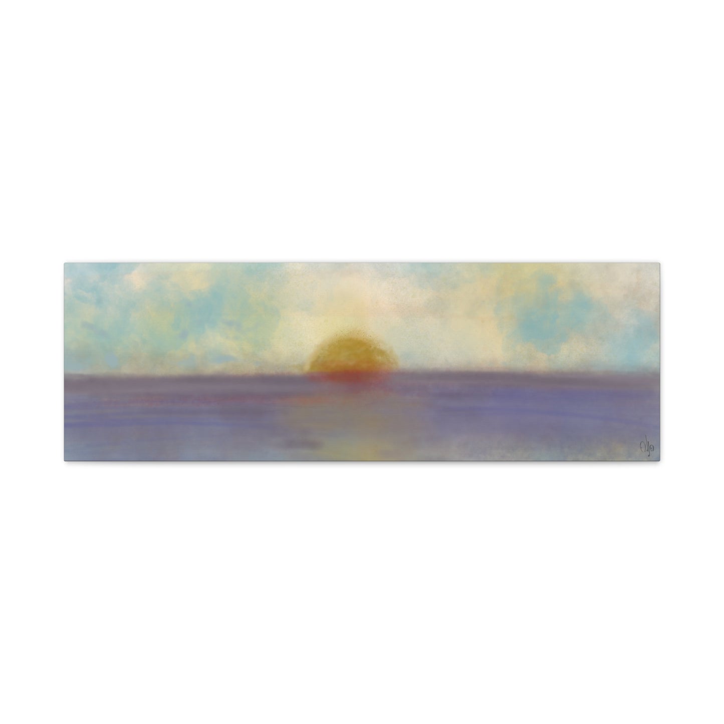 Abstract Coastal 5 Canvas Print - Alja Design