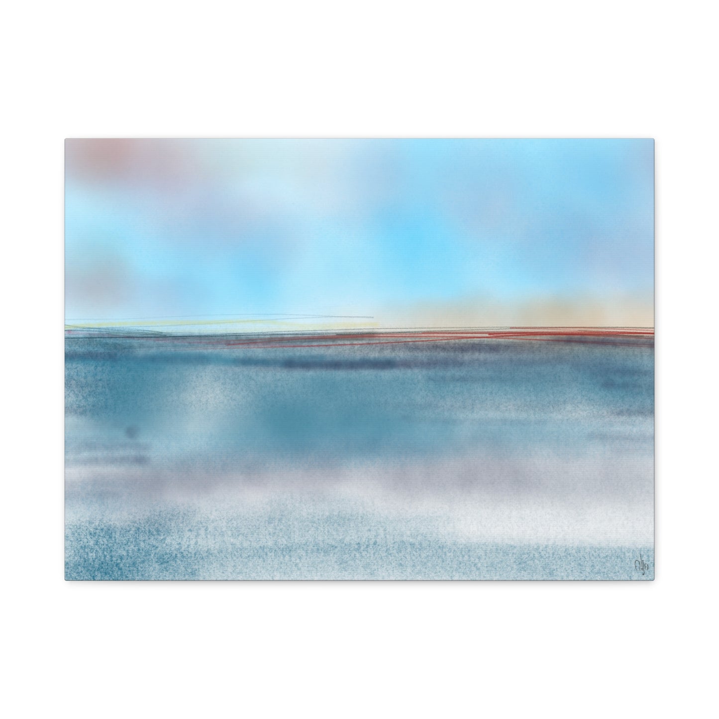 Abstract Coastal 8 Canvas Print - Alja Design