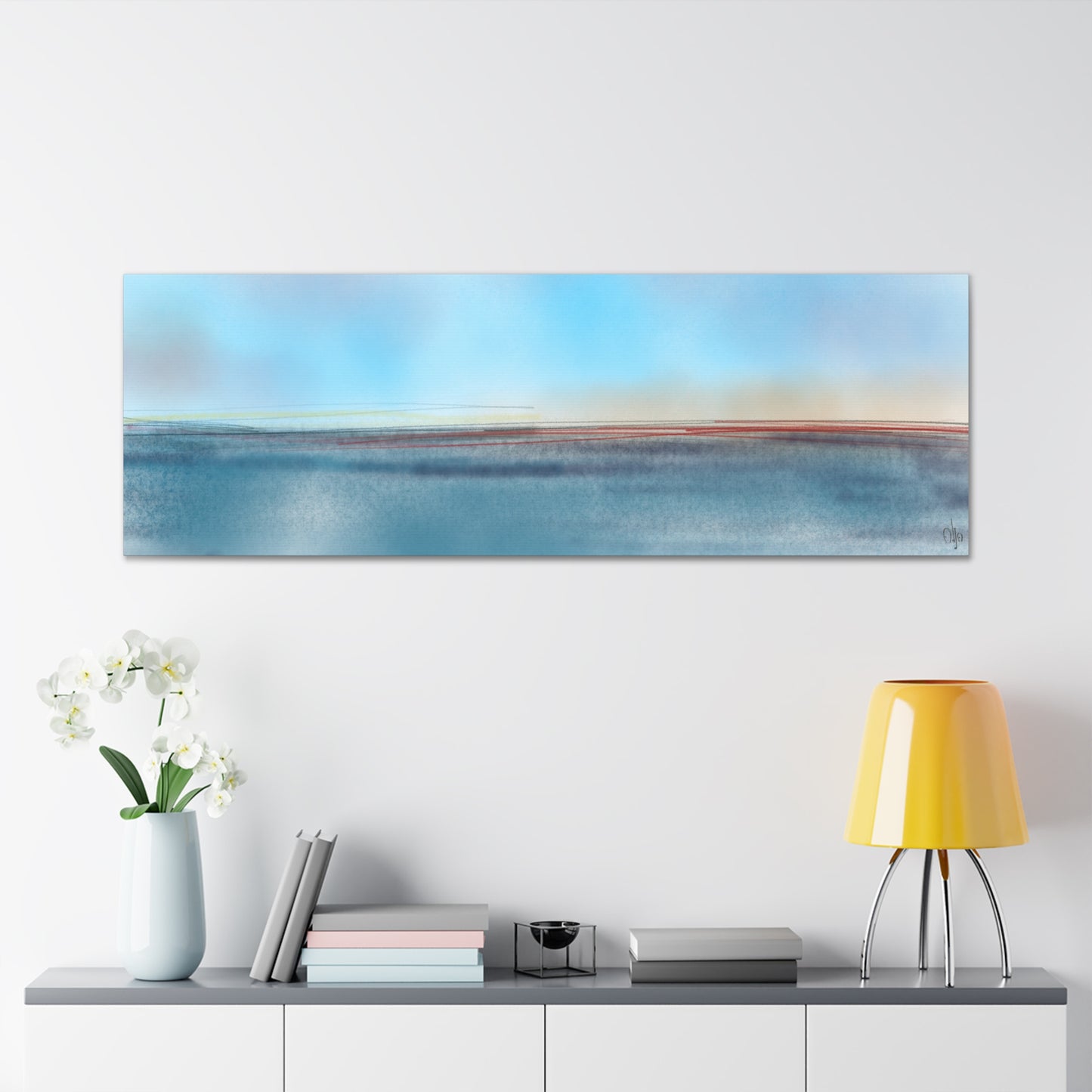 Abstract Coastal 8 Canvas Print - Alja Design