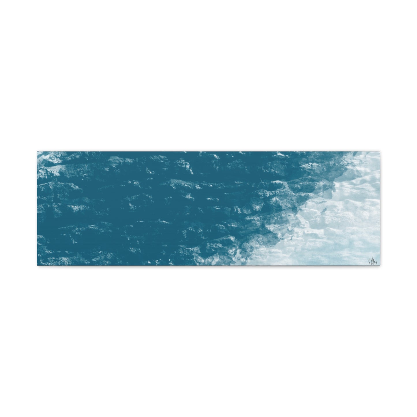 Abstract Coastal 2 Canvas Print - Alja Design
