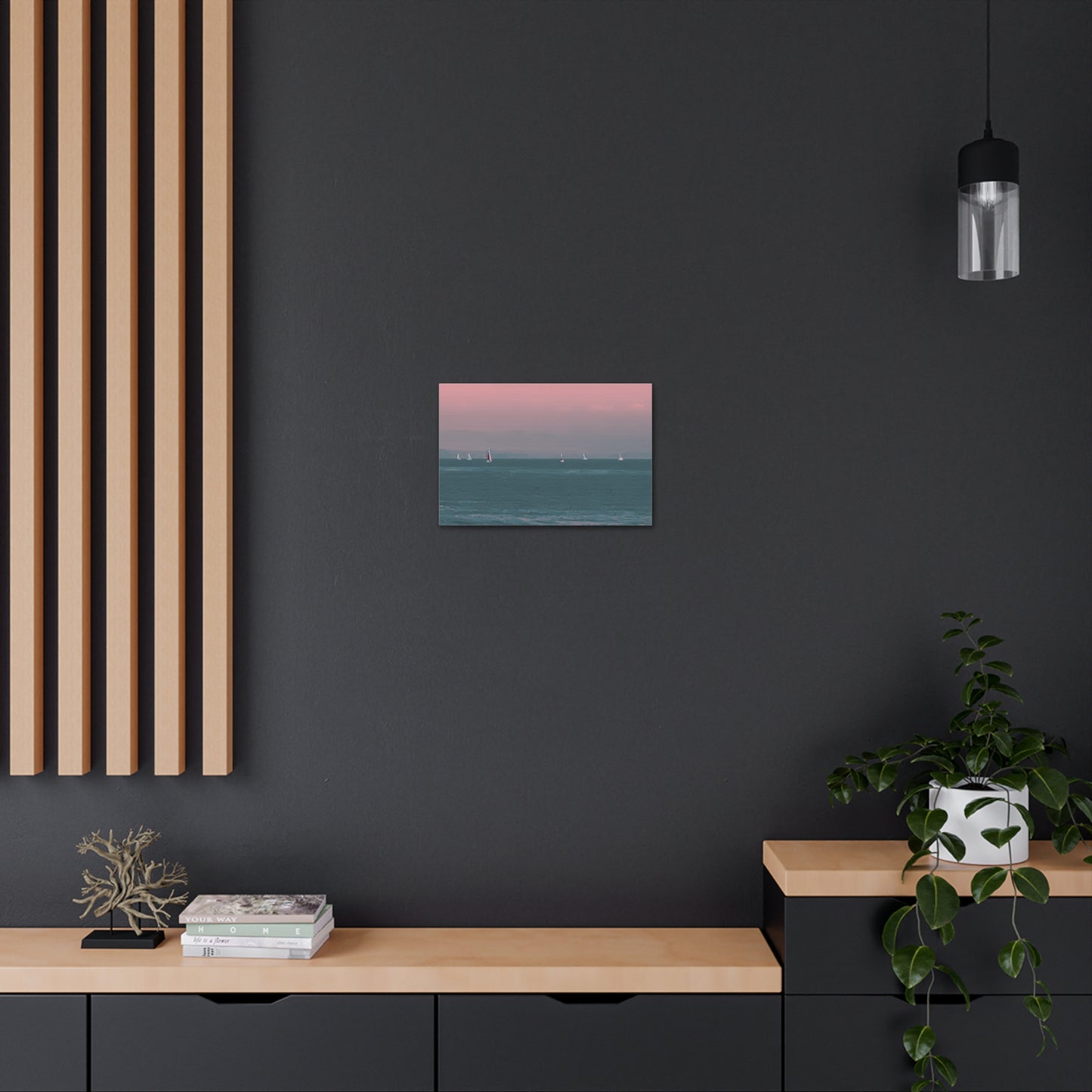 Six on the Water Canvas Print - Alja Design