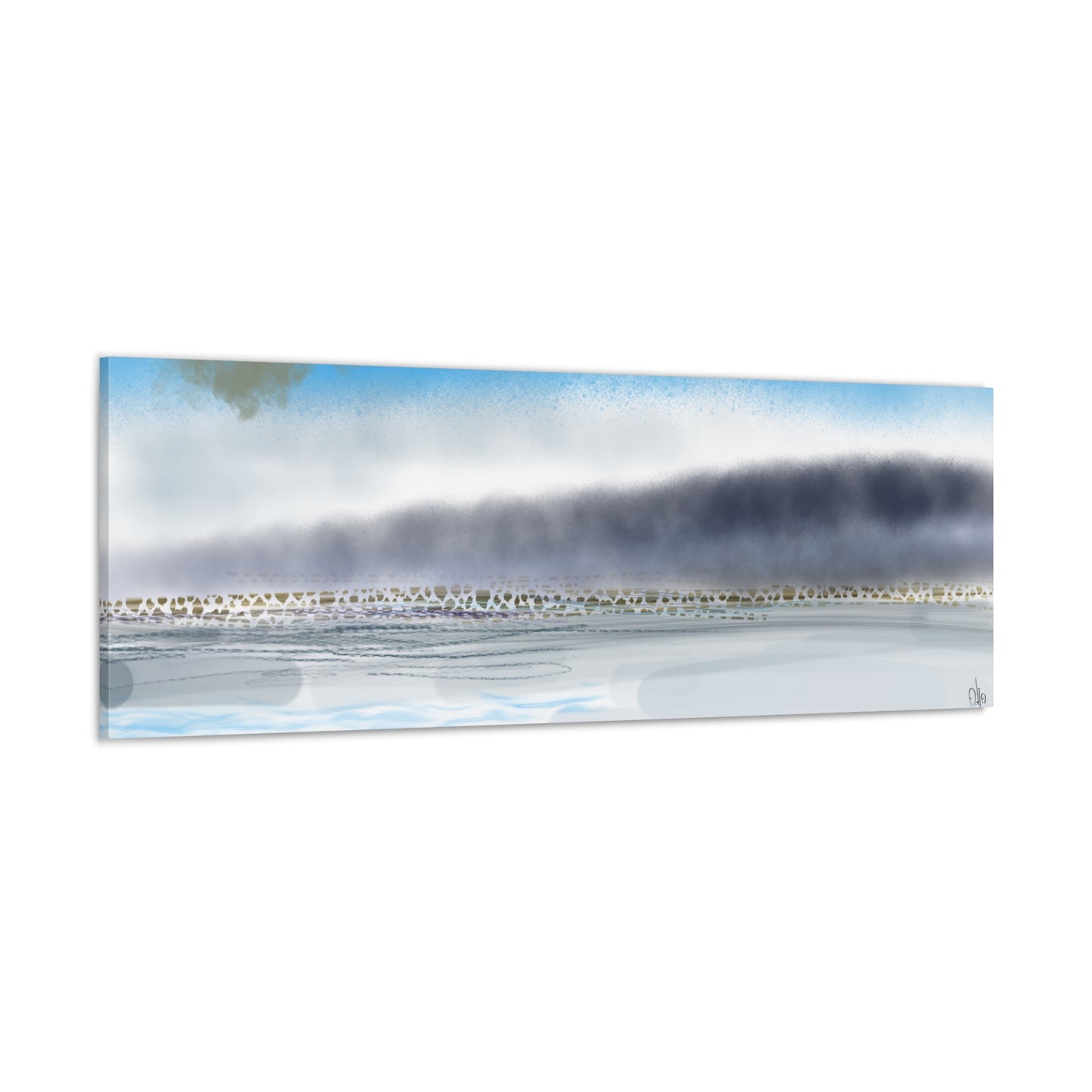 Abstract Coastal 1 Canvas Print - Alja Design