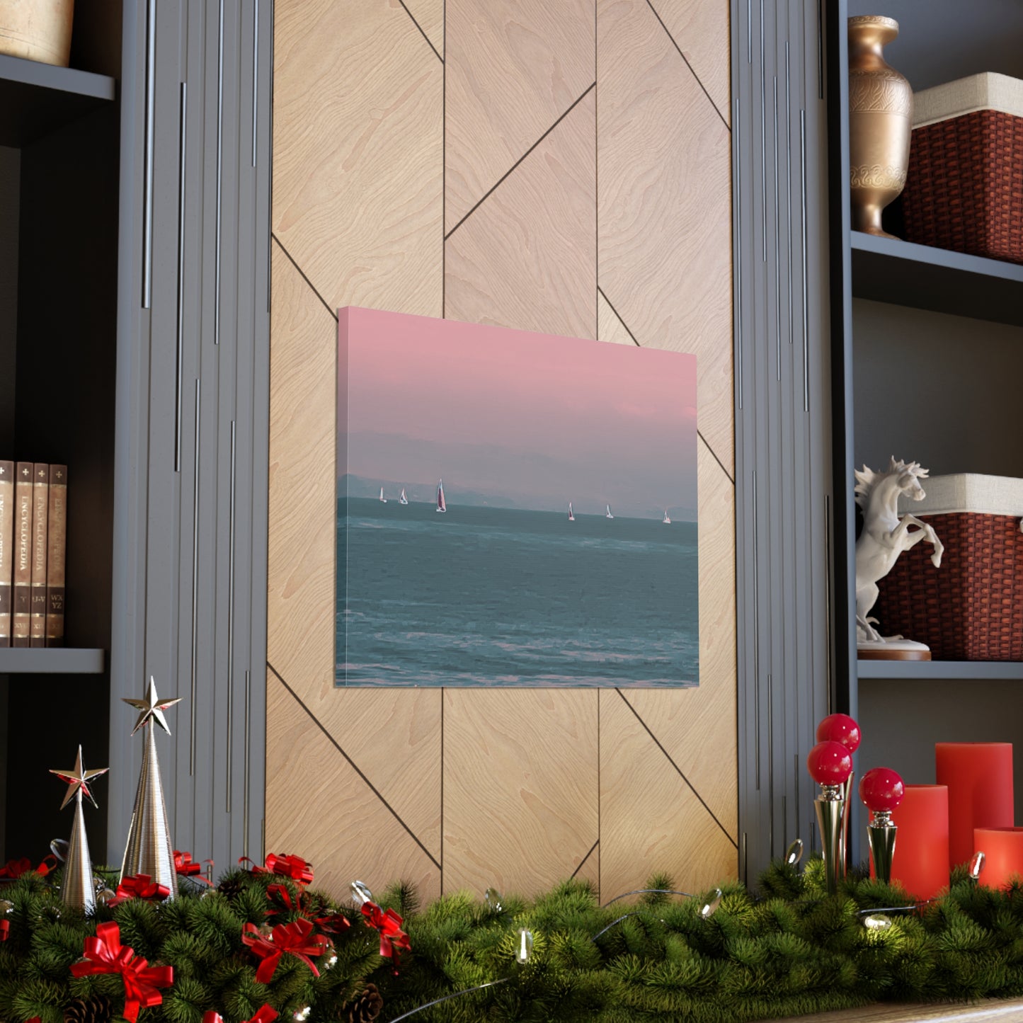 Six on the Water Canvas Print - Alja Design