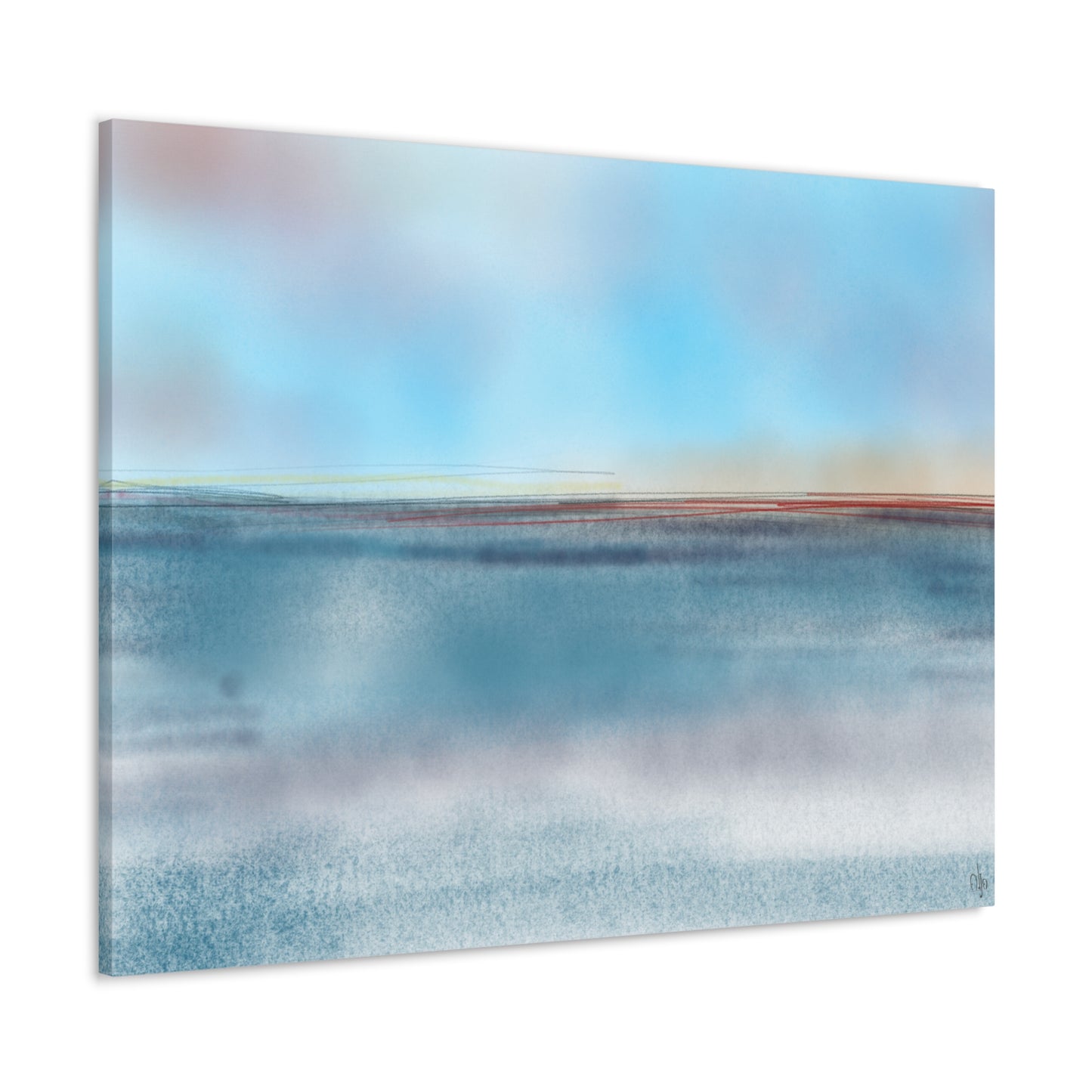 Abstract Coastal 8 Canvas Print - Alja Design