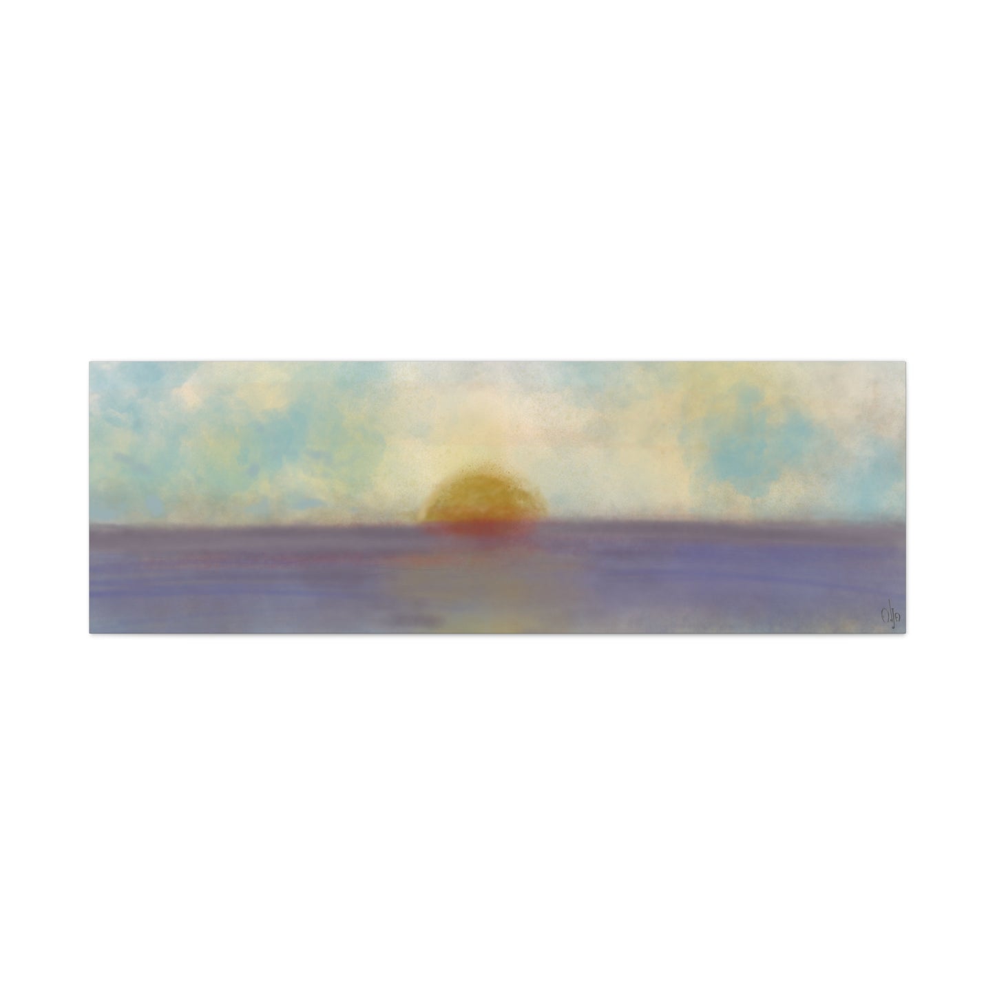 Abstract Coastal 5 Canvas Print - Alja Design