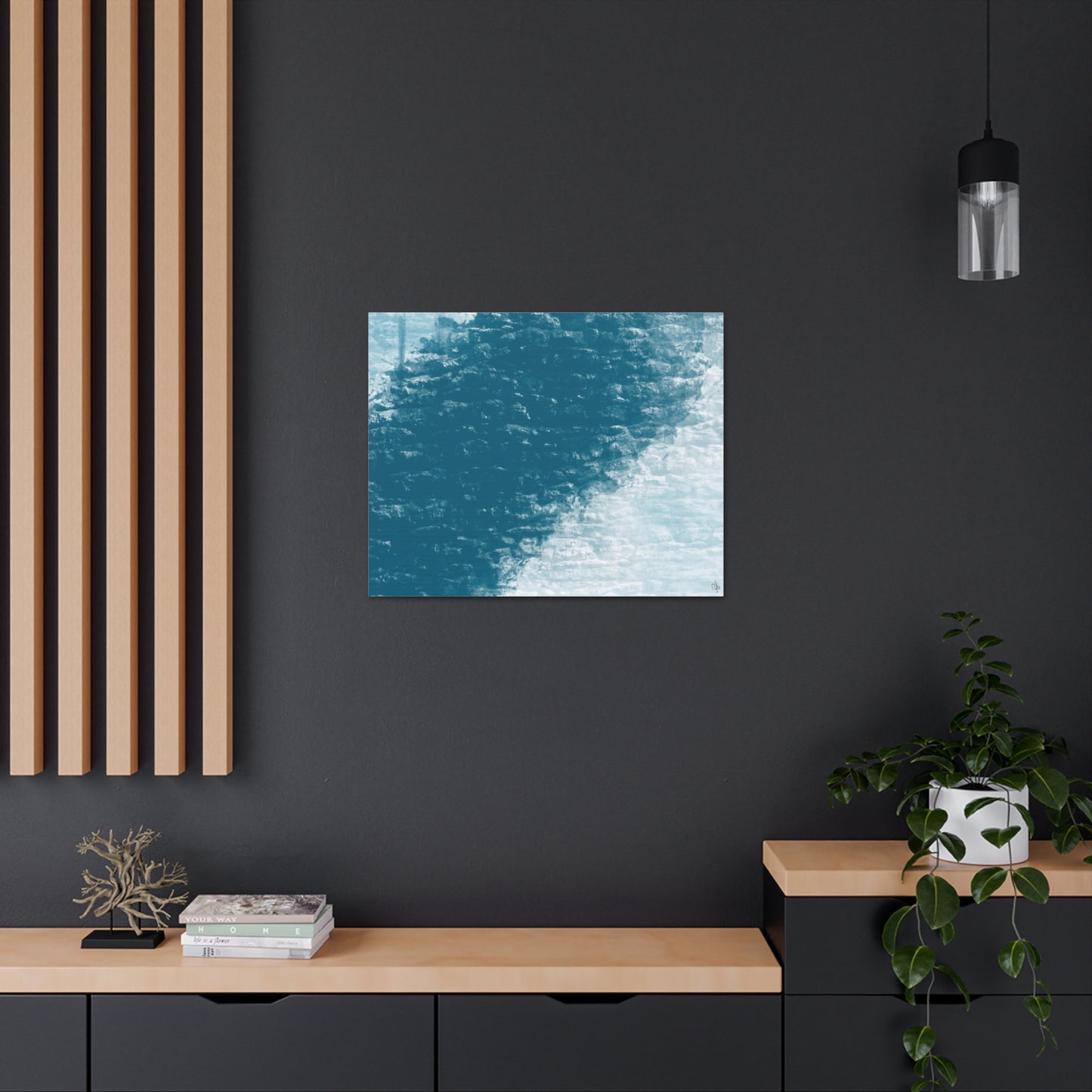 Abstract Coastal 2 Canvas Print - Alja Design