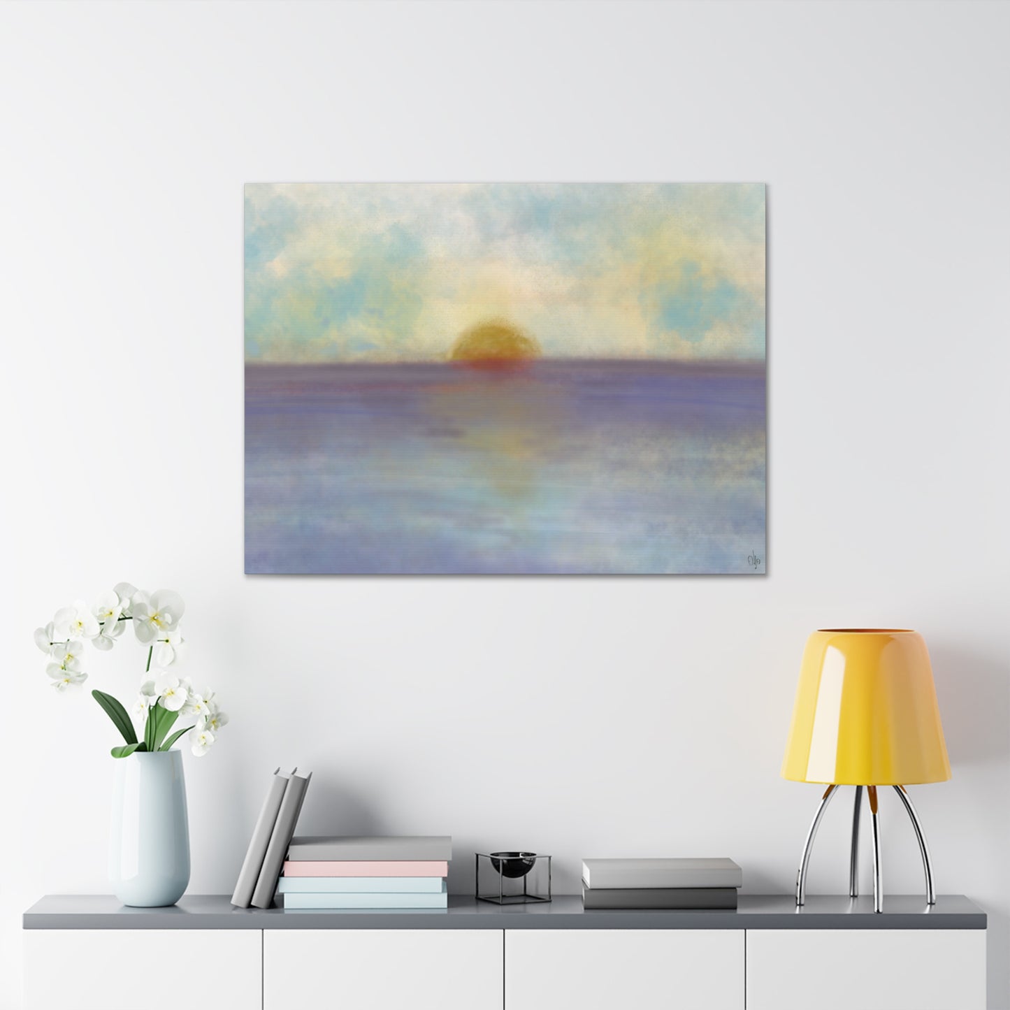 Abstract Coastal 5 Canvas Print - Alja Design