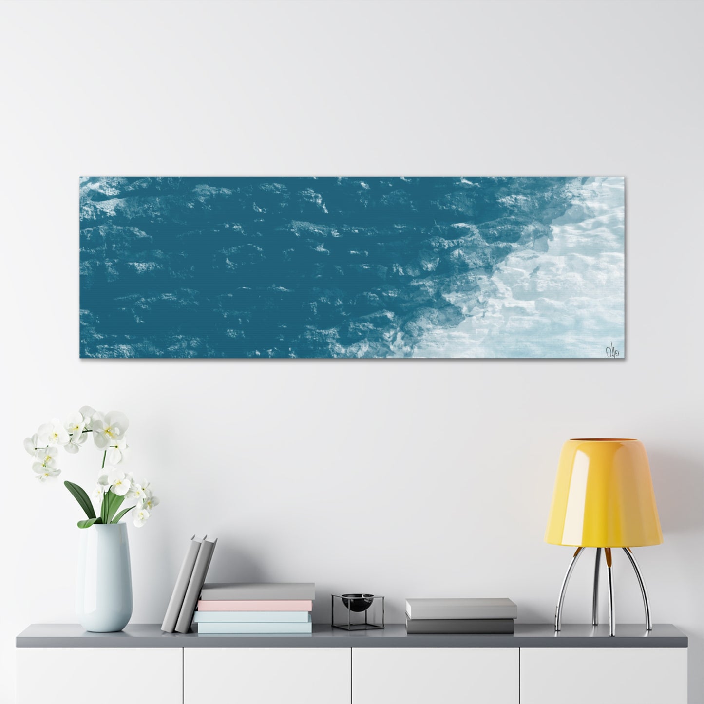 Abstract Coastal 2 Canvas Print - Alja Design