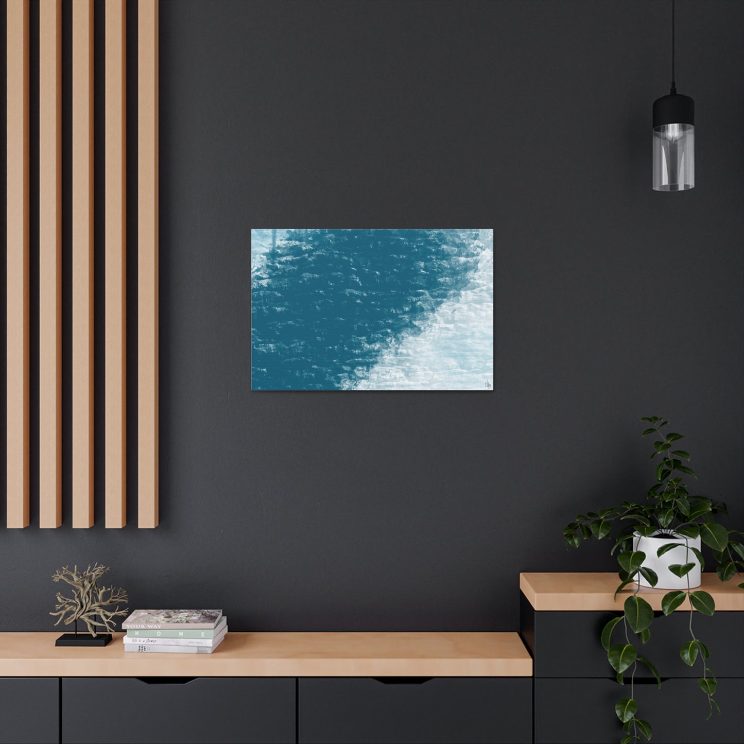 Abstract Coastal 2 Canvas Print - Alja Design