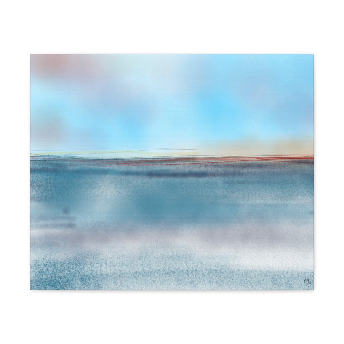 Abstract Coastal 8 Canvas Print - Alja Design