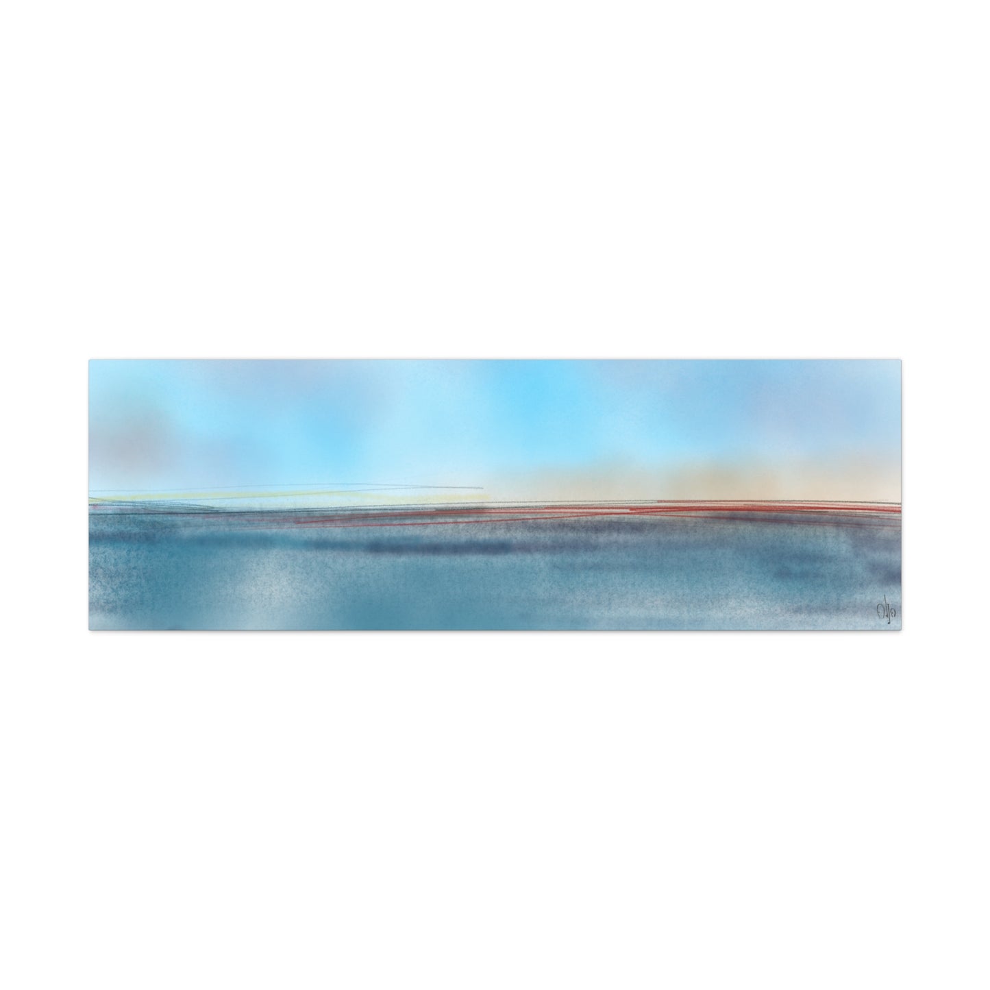 Abstract Coastal 8 Canvas Print - Alja Design