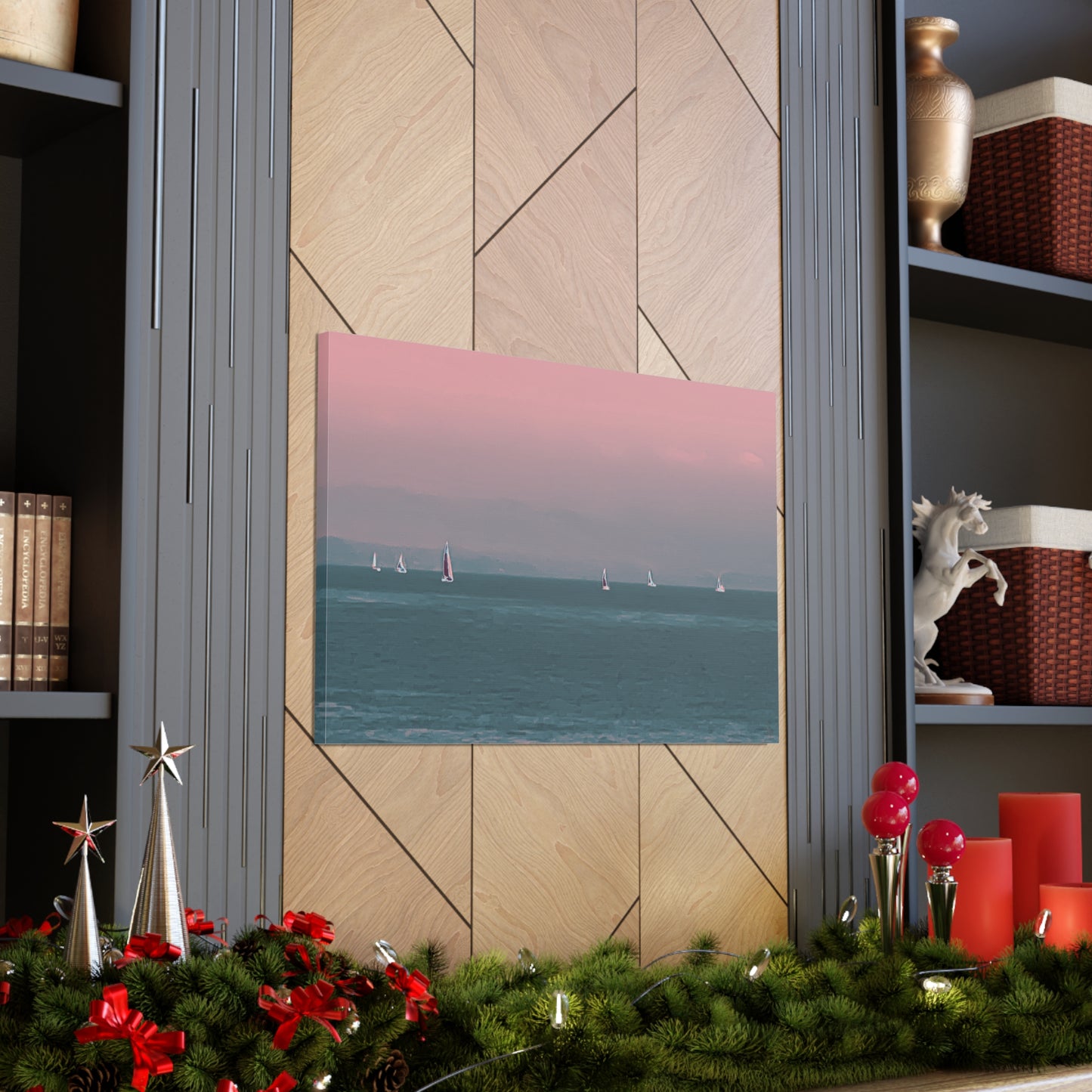 Six on the Water Canvas Print - Alja Design