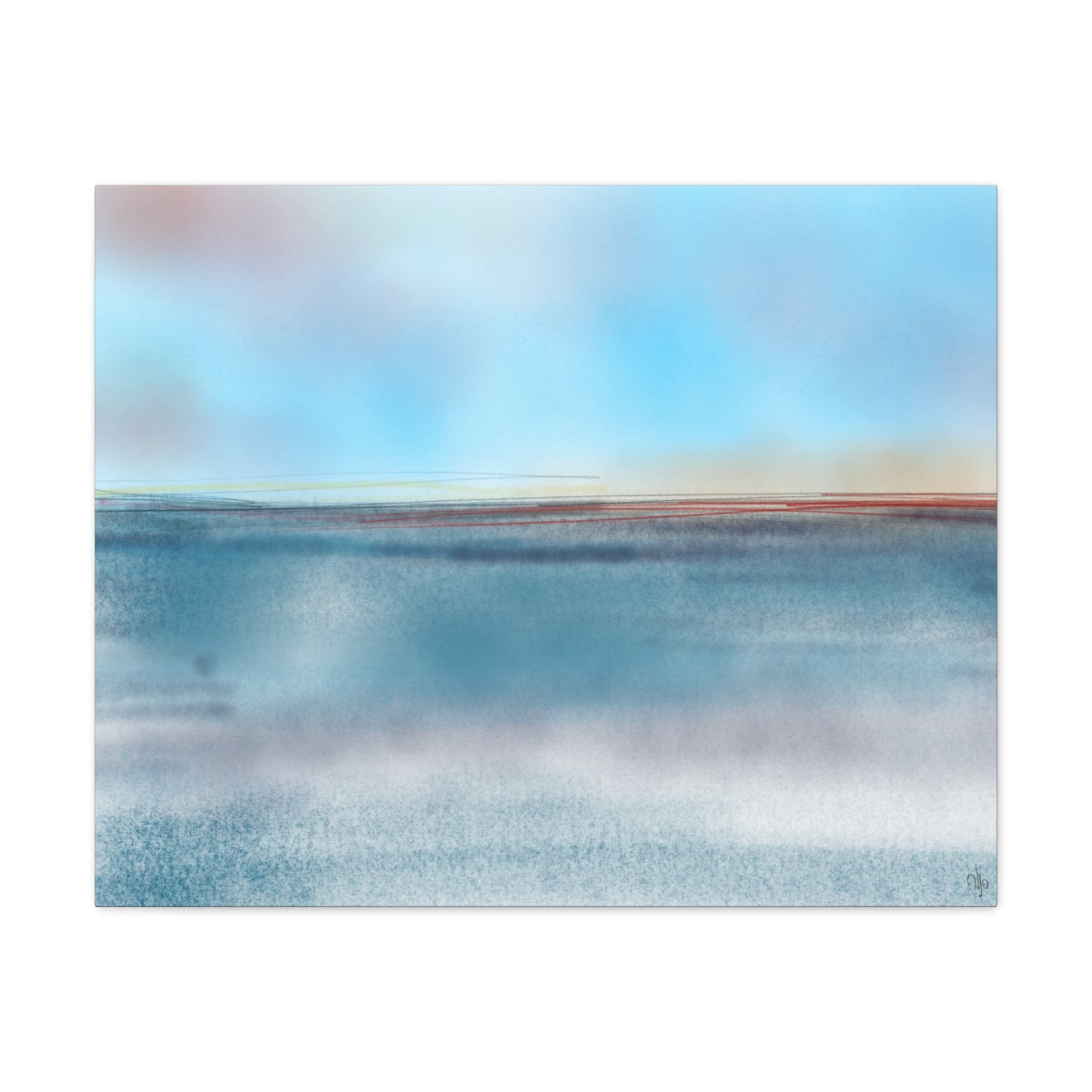 Abstract Coastal 8 Canvas Print - Alja Design