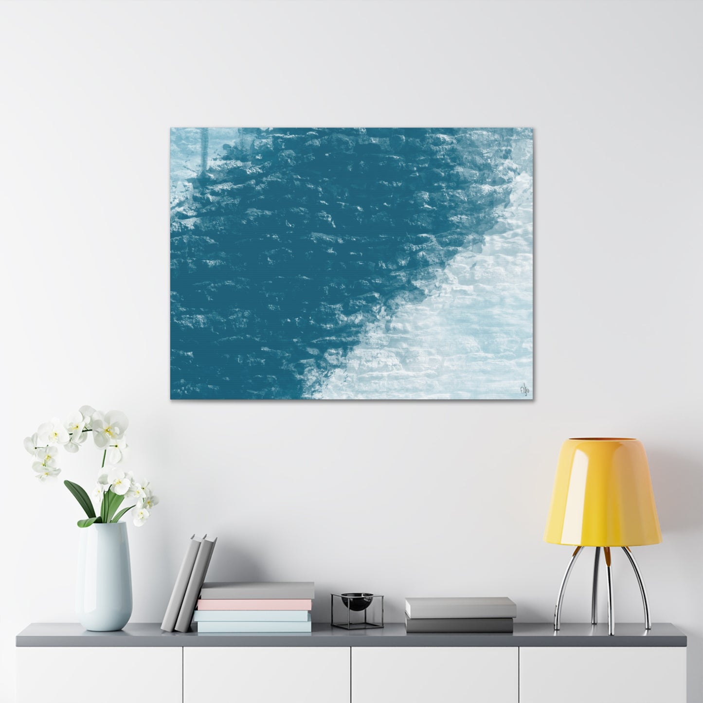 Abstract Coastal 2 Canvas Print - Alja Design