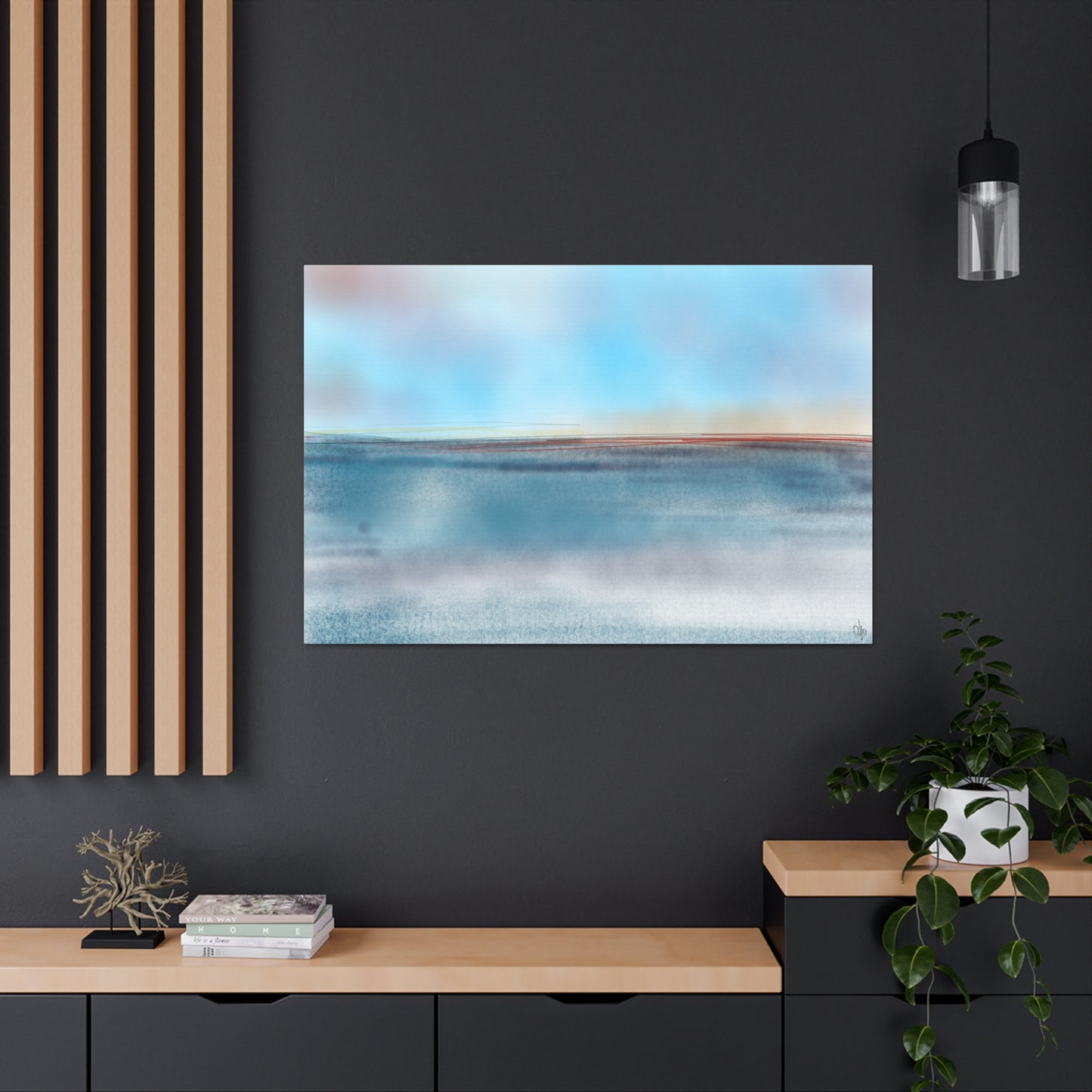 Abstract Coastal 8 Canvas Print - Alja Design
