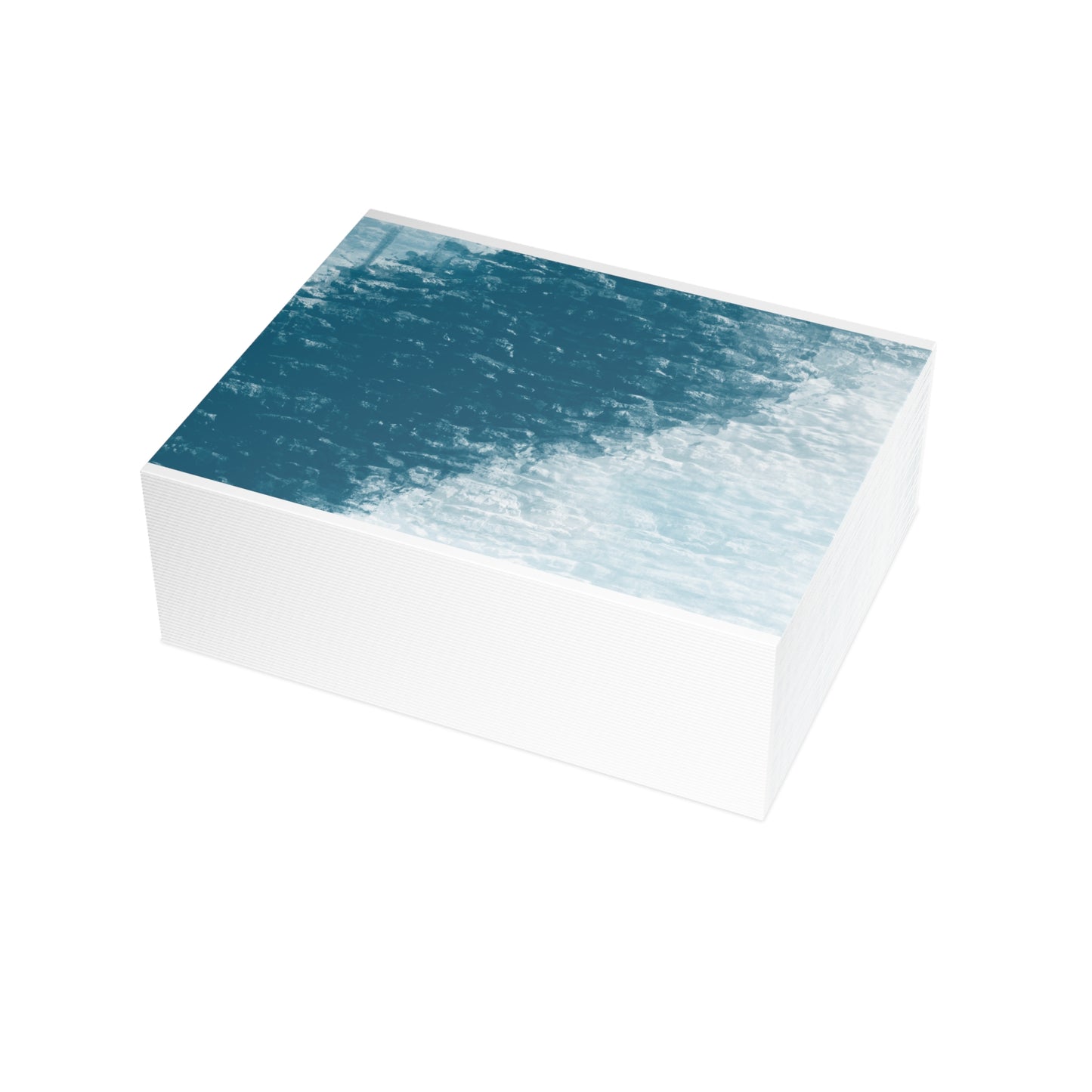 Abstract Coastal 2 Folded Greeting Card - Alja Design