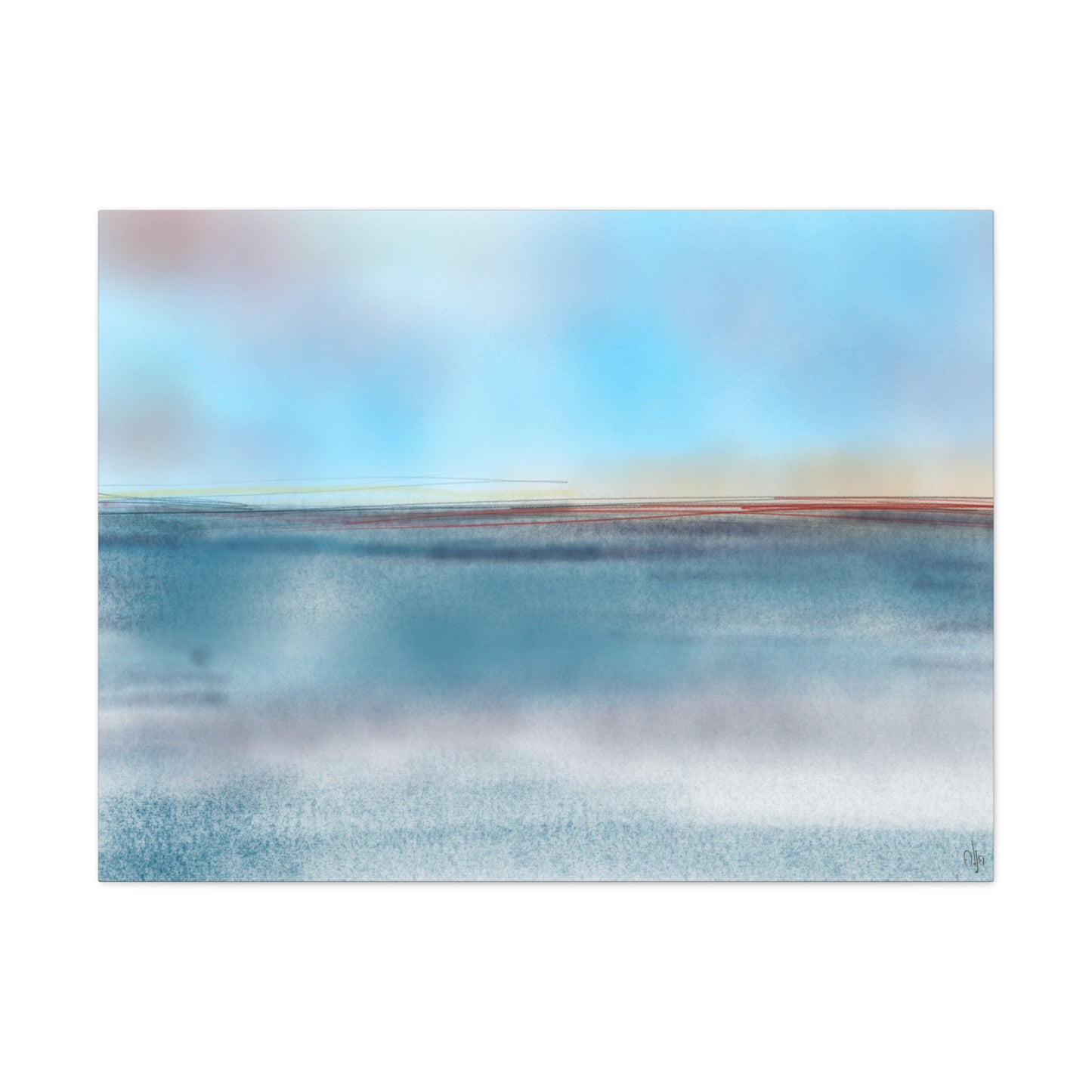 Abstract Coastal 8 Canvas Print - Alja Design