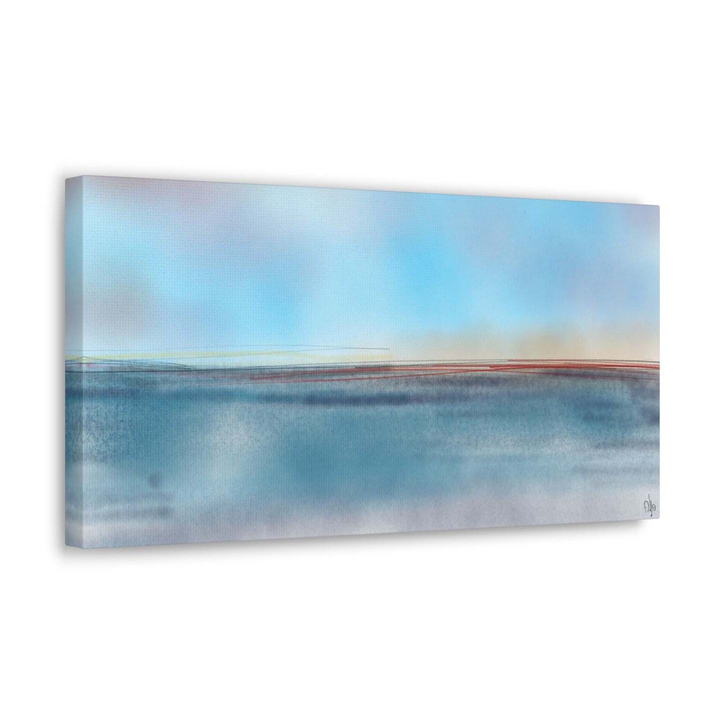 Abstract Coastal 8 Canvas Print - Alja Design